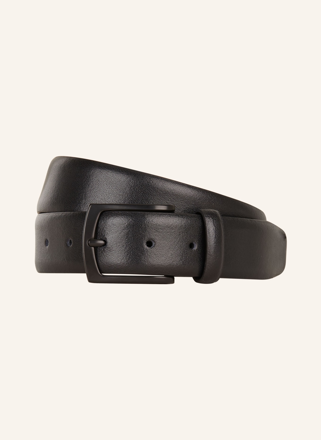 PAUL Leather belt, Color: BLACK (Image 1)
