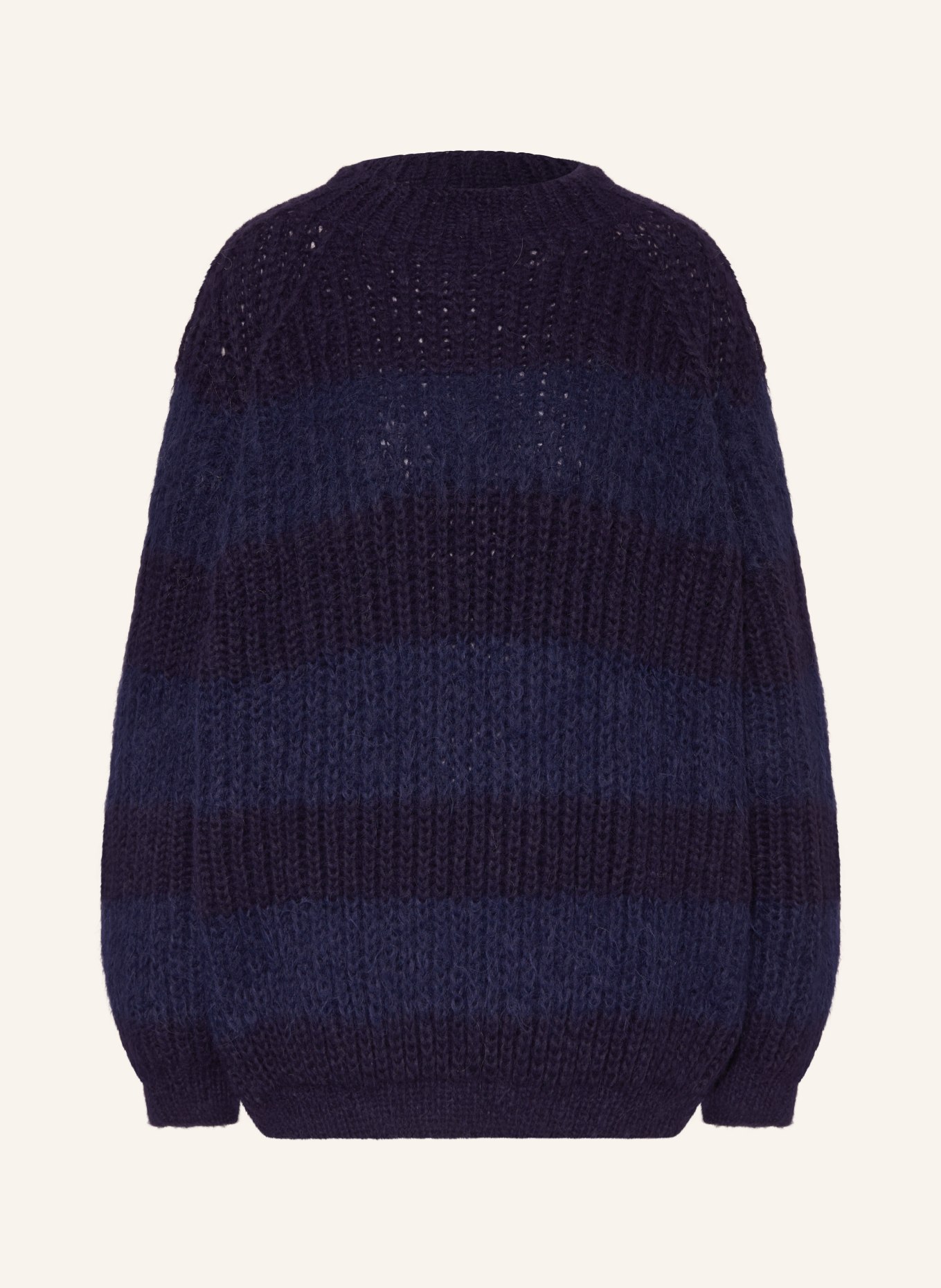 MAIAMI Sweter z dodatkiem alpaki, Kolor: GRANATOWY (Obrazek 1)