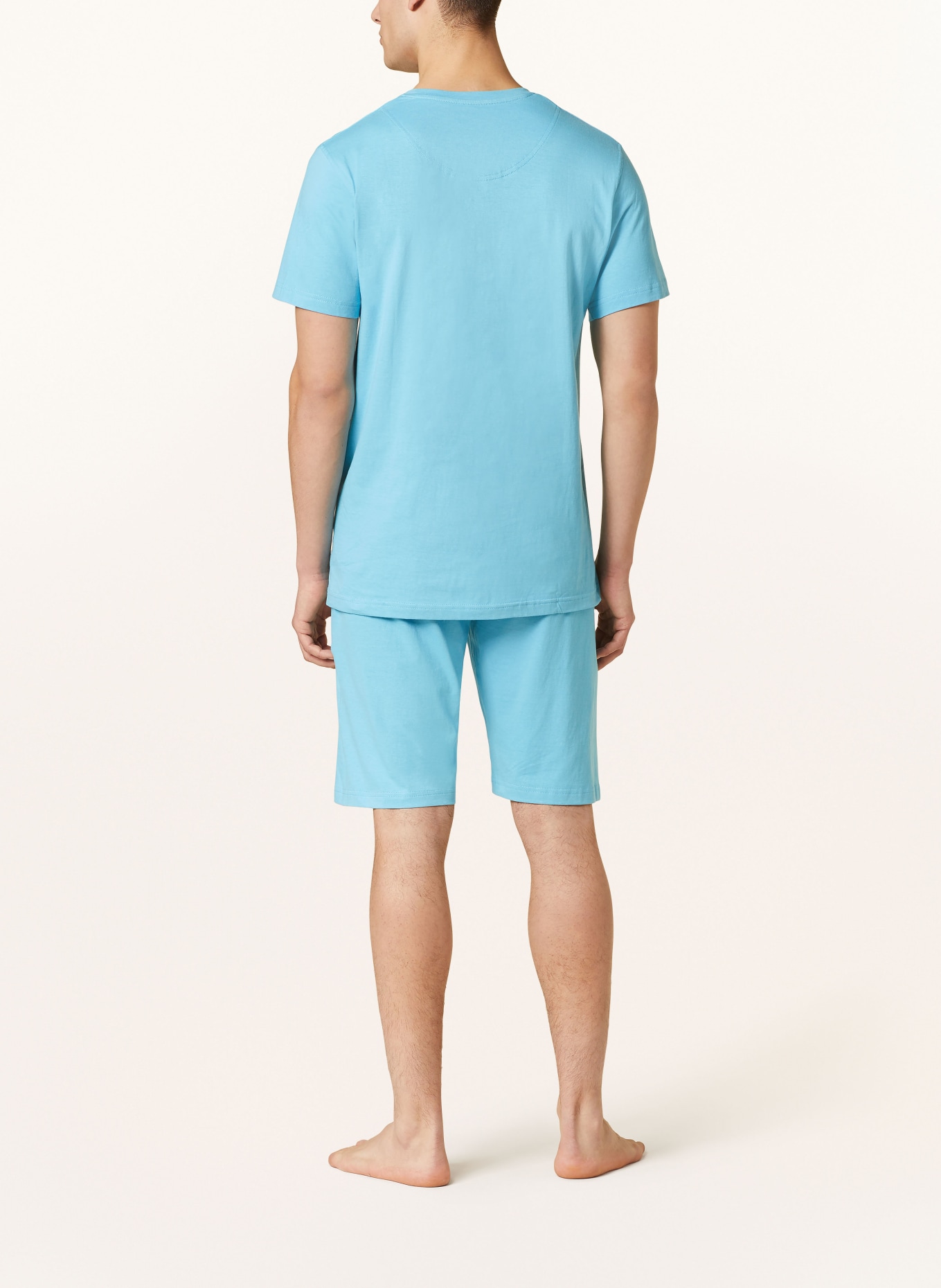 STROKESMAN'S Pajama shorts, Color: LIGHT BLUE (Image 3)