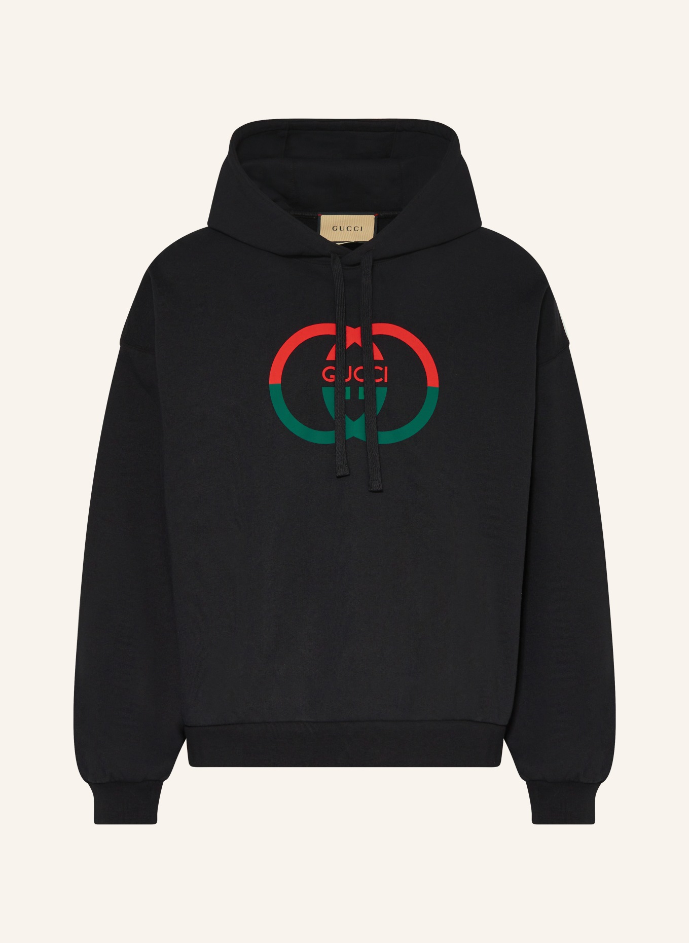 GUCCI Hoodie, Color: BLACK/ GREEN/ RED (Image 1)