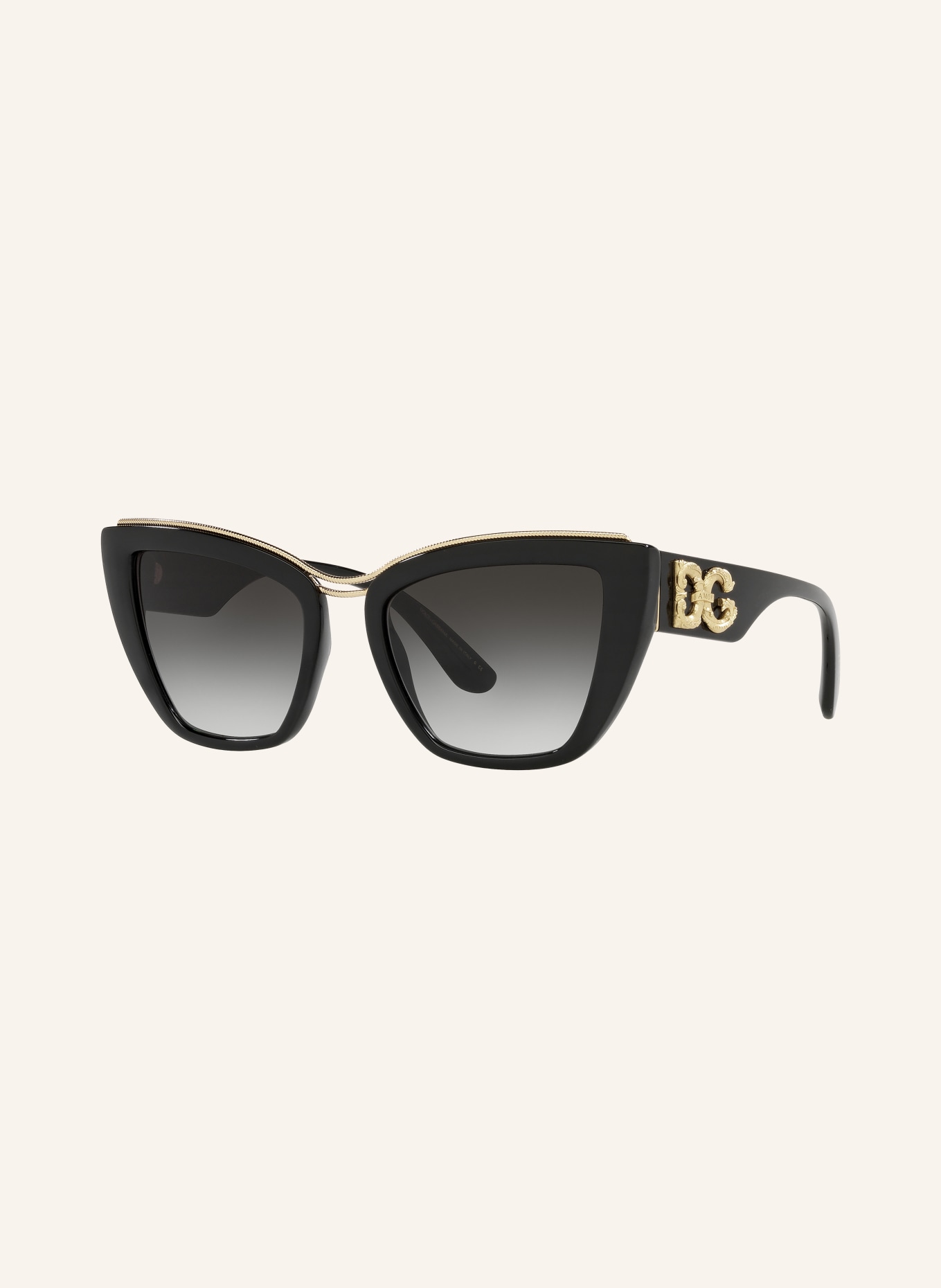 DOLCE & GABBANA Sunglasses DG6144, Color: 501/8G - BLACK/BLACK GRADIENT (Image 1)