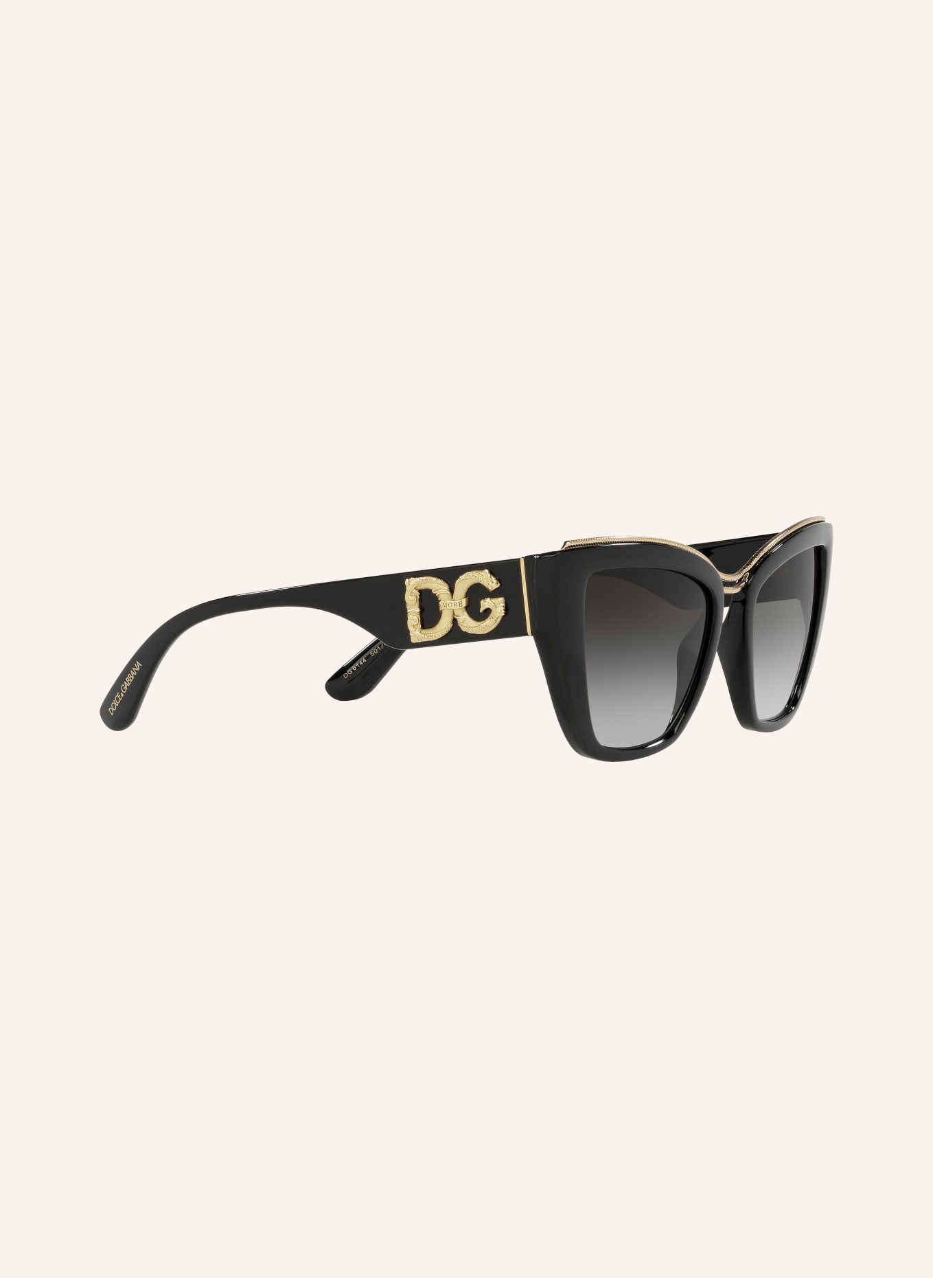 DOLCE & GABBANA Sunglasses DG6144, Color: 501/8G - BLACK/BLACK GRADIENT (Image 3)
