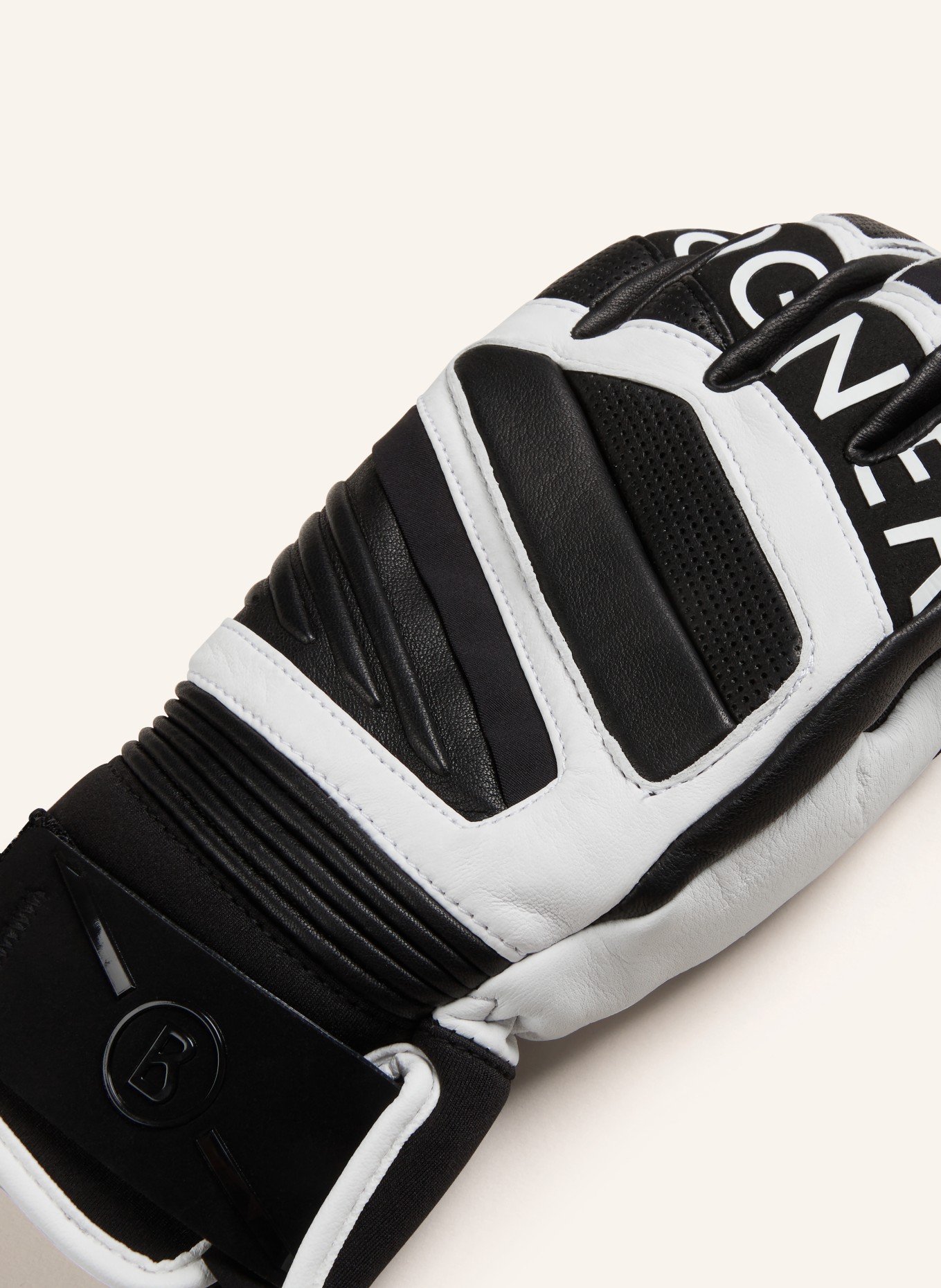 BOGNER Ski gloves SILVAN, Color: BLACK/ WHITE (Image 2)