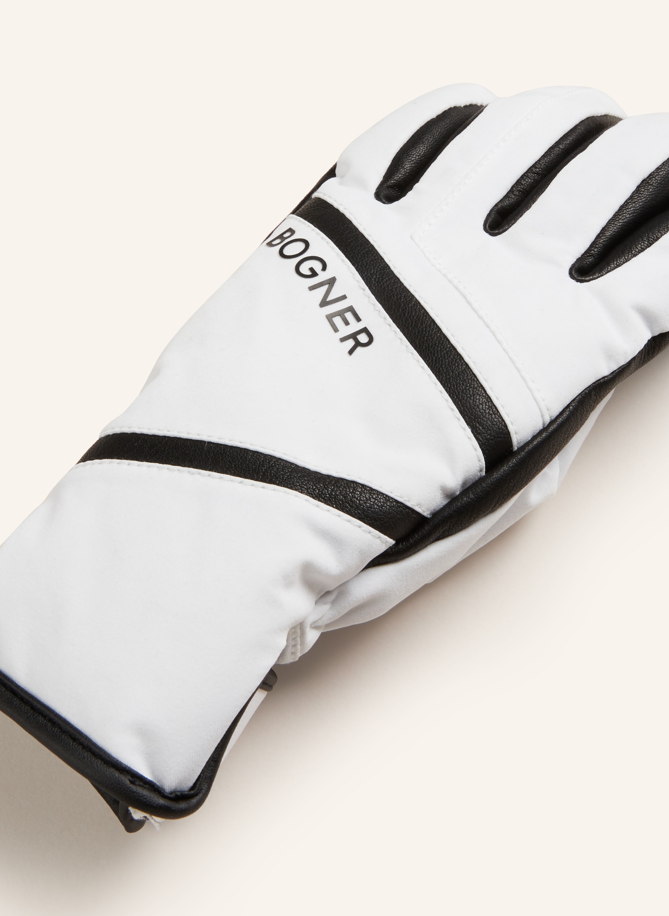 BOGNER Ski gloves HILLA, Color: WHITE/ BLACK (Image 2)