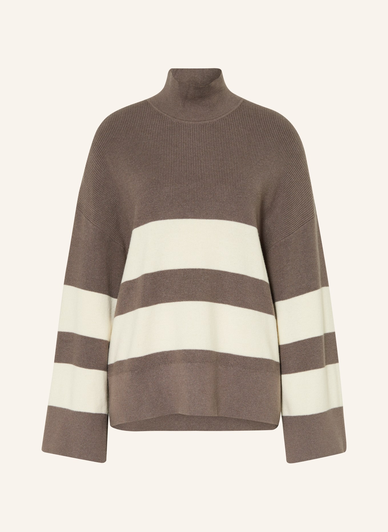 InWear Oversized sweater OTHILIAIW, Color: ECRU/ TAUPE (Image 1)