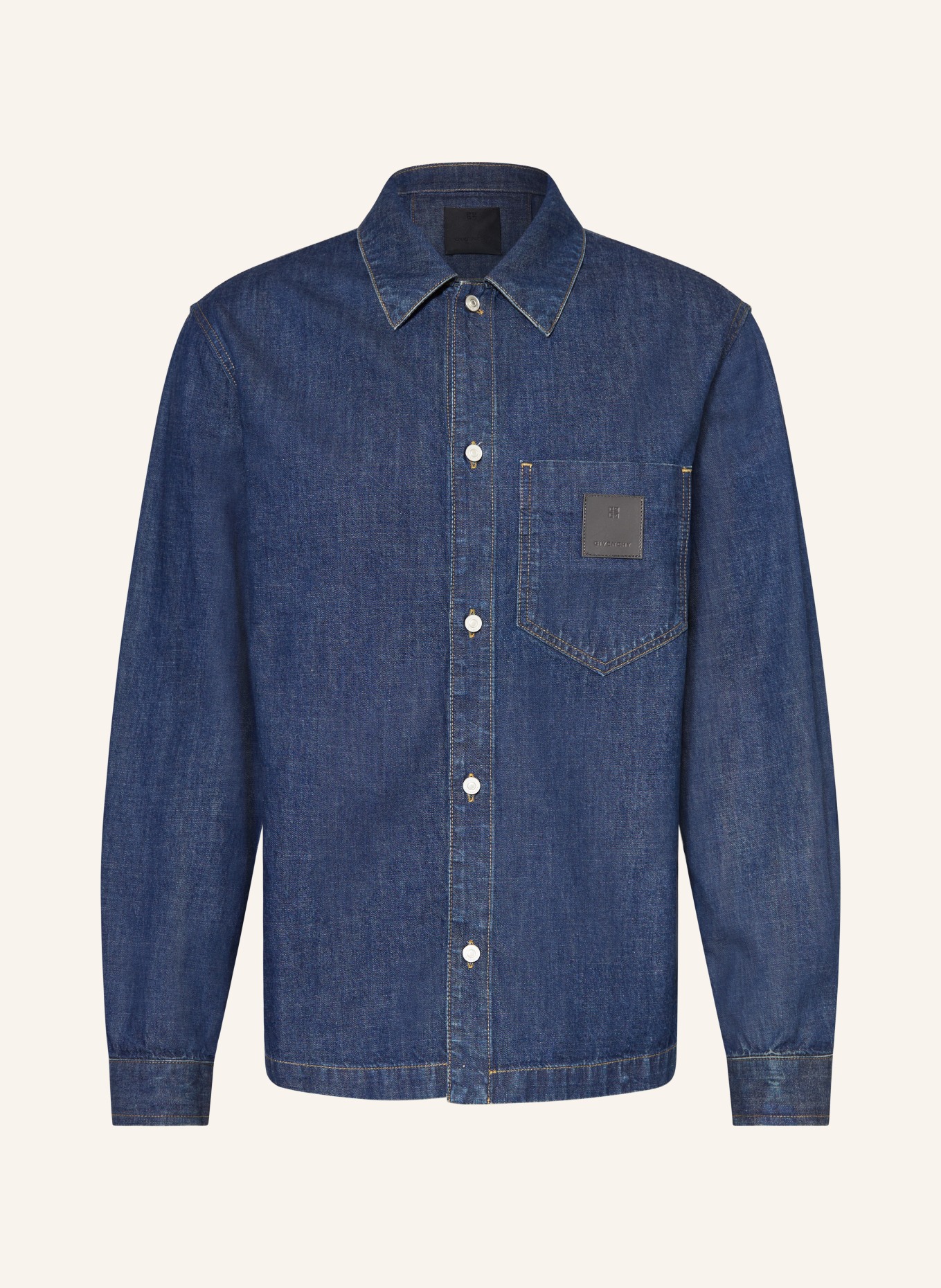 GIVENCHY Denim shirt boxy fit, Color: DARK BLUE (Image 1)