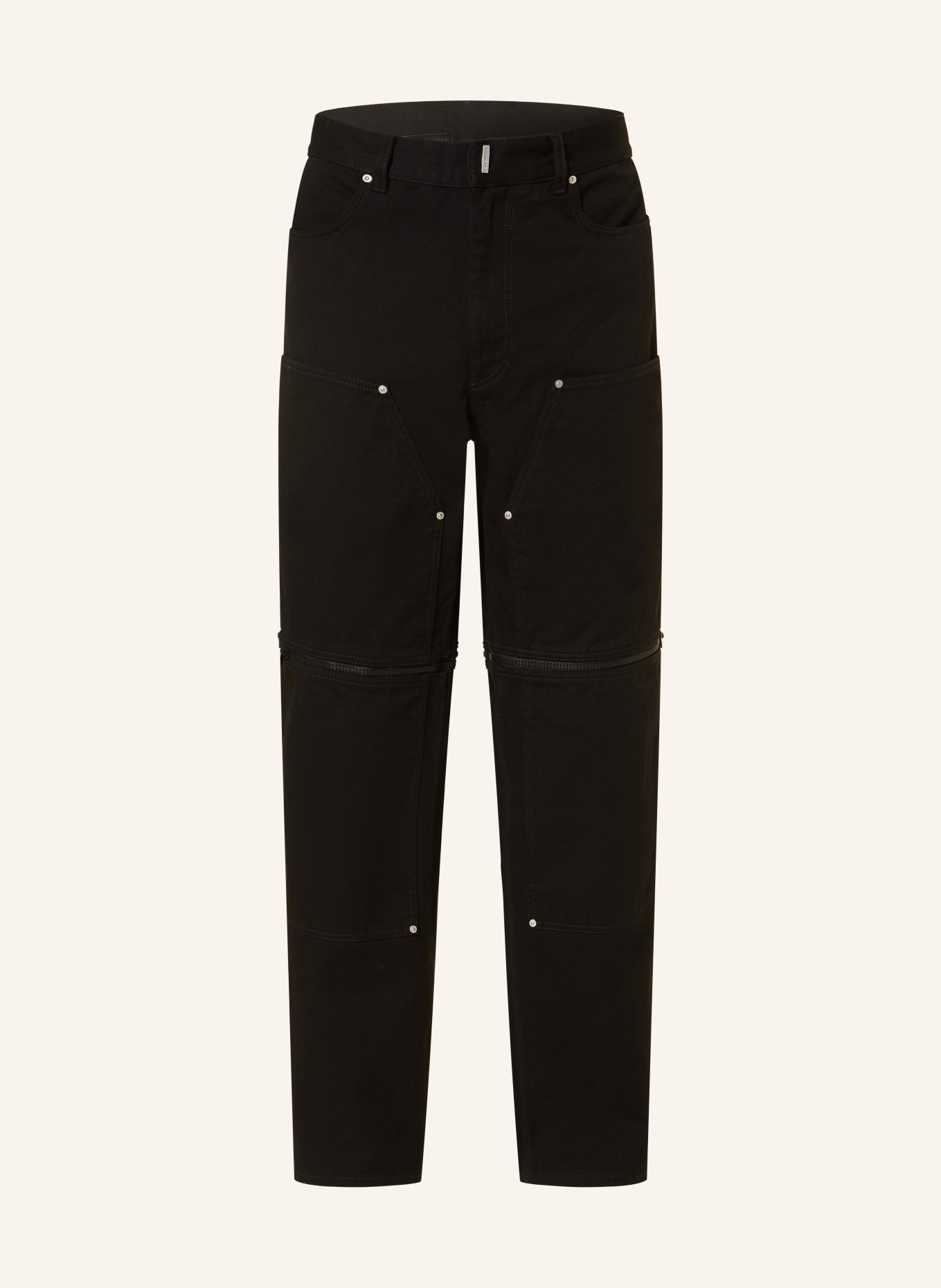 GIVENCHY 2 in 1 cargo pants regular fit in black