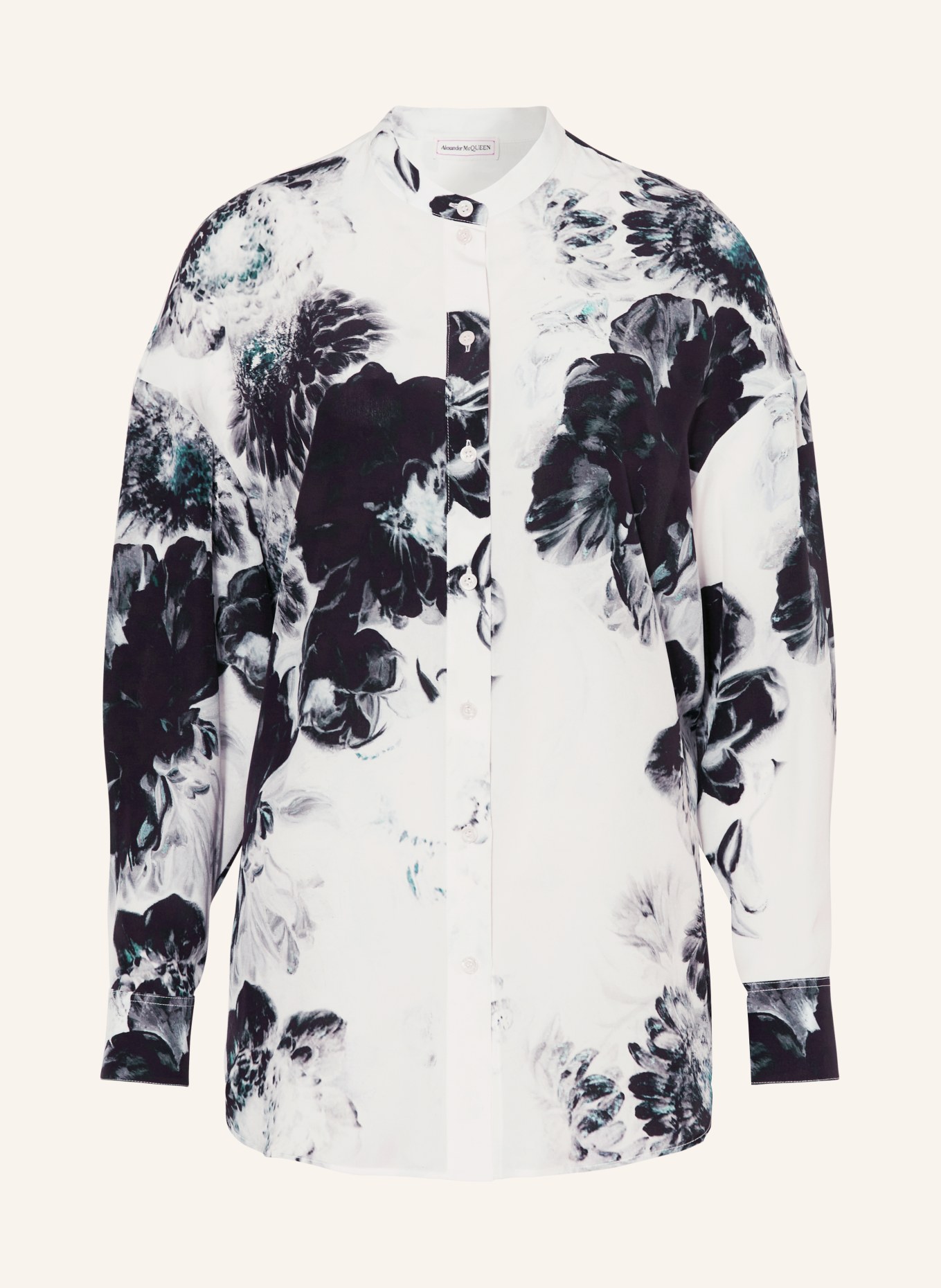 Alexander McQUEEN Silk blouse, Color: ECRU/ BLACK (Image 1)