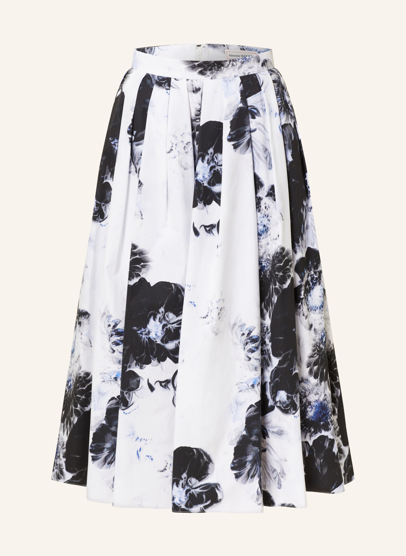 Alexander McQUEEN Skirt, Color: BLACK/ WHITE/ BLUE (Image 1)