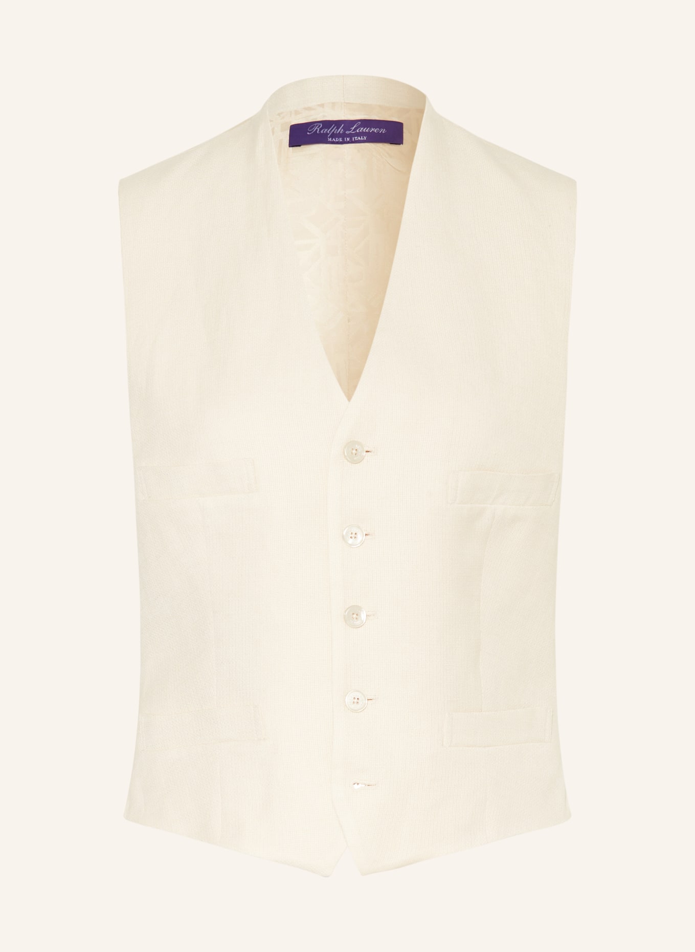 RALPH LAUREN Collection Vest JAIDEN, Color: ECRU (Image 1)