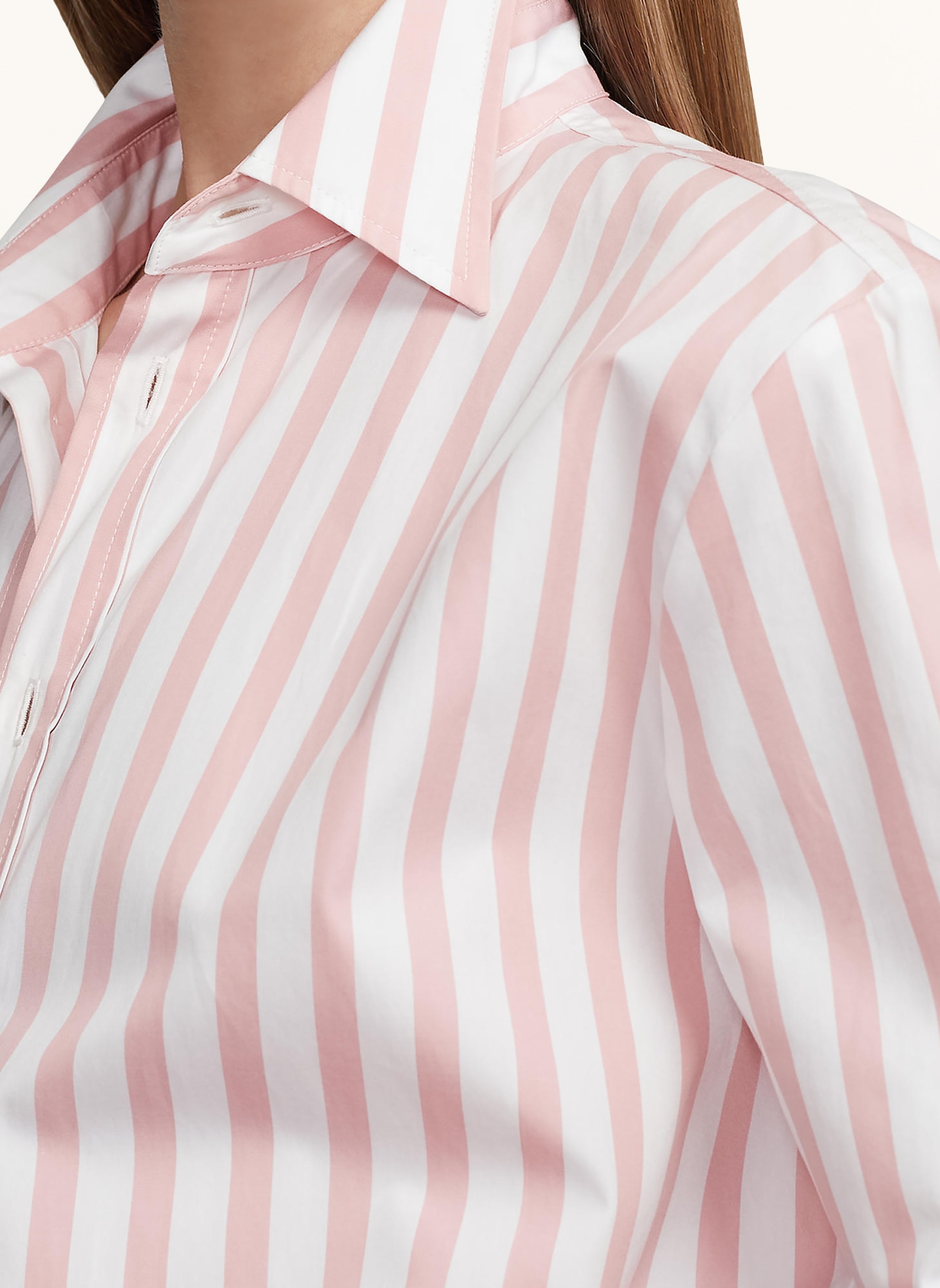 RALPH LAUREN Collection Shirt dress YSABELLA, Color: LIGHT PINK/ WHITE (Image 4)