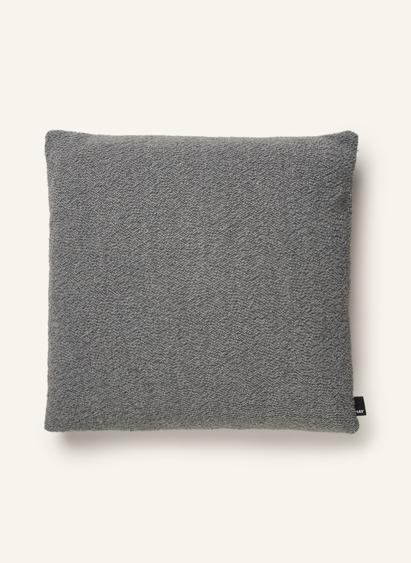 HAY Decorative cushion with feather filling, Color: GRAY (Image 1)