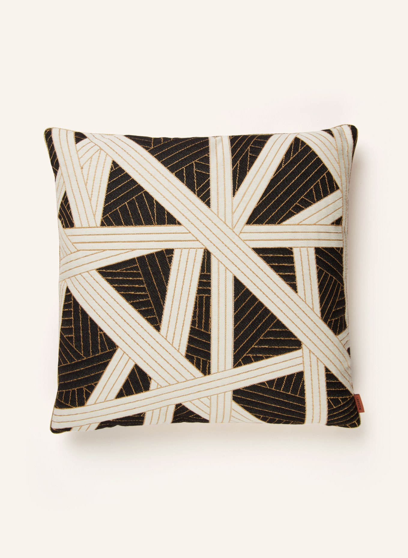 MISSONI Home Decorative cushions NASTRI, Color: BLACK/ CREAM/ DARK YELLOW (Image 1)