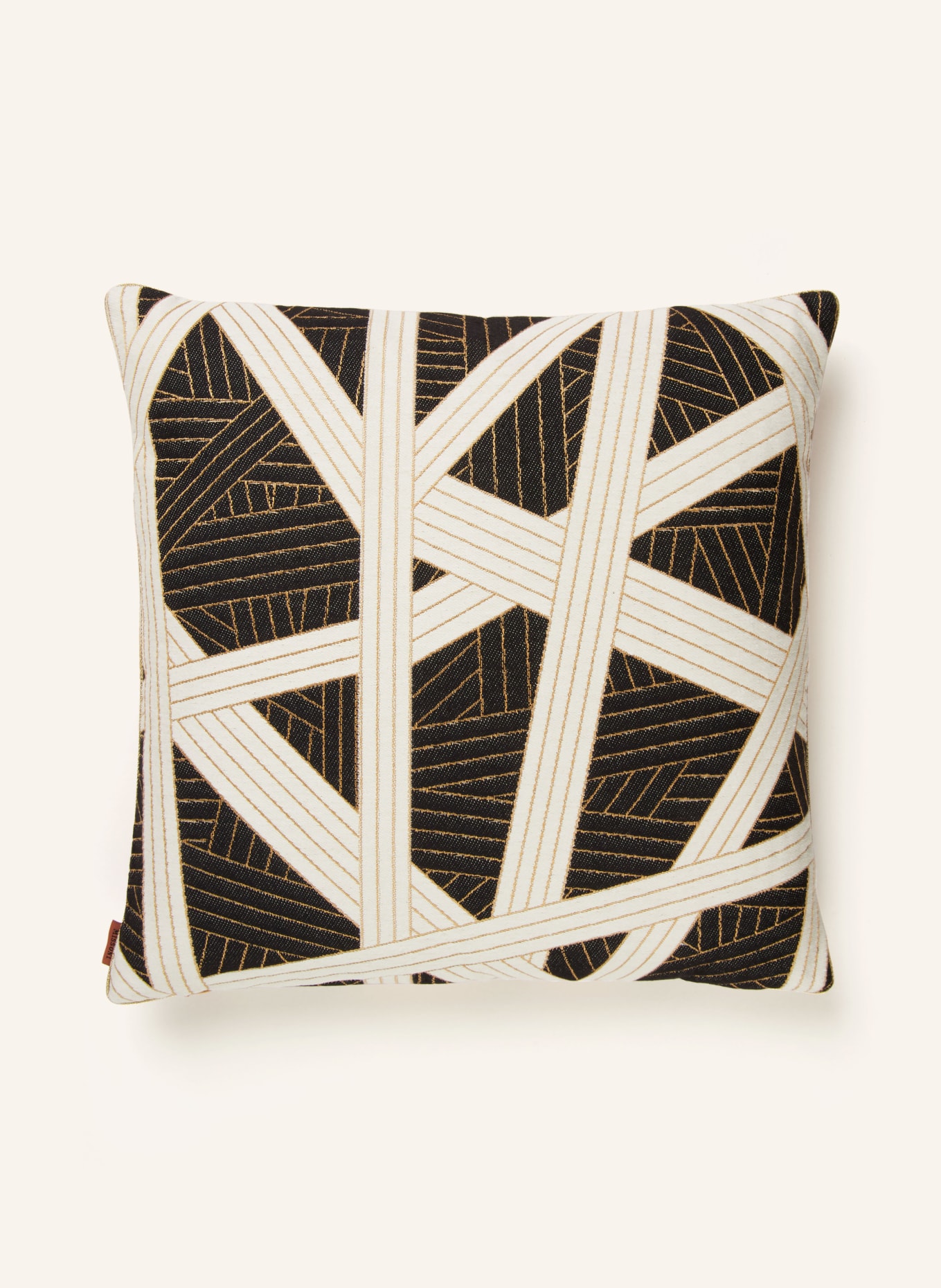 MISSONI Home Decorative cushions NASTRI, Color: BLACK/ CREAM/ DARK YELLOW (Image 2)