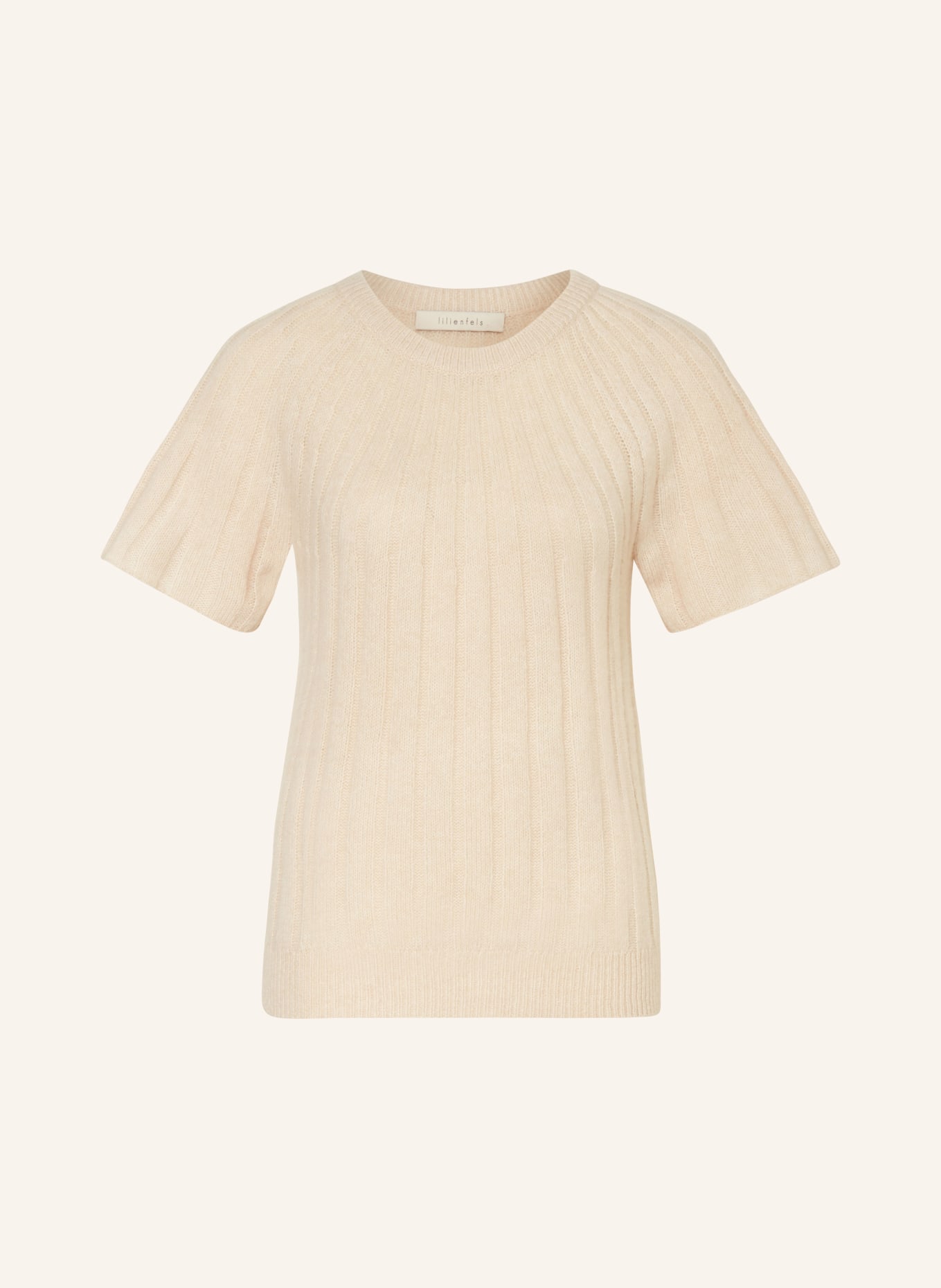 lilienfels Knit shirt with cashmere, Color: BEIGE (Image 1)