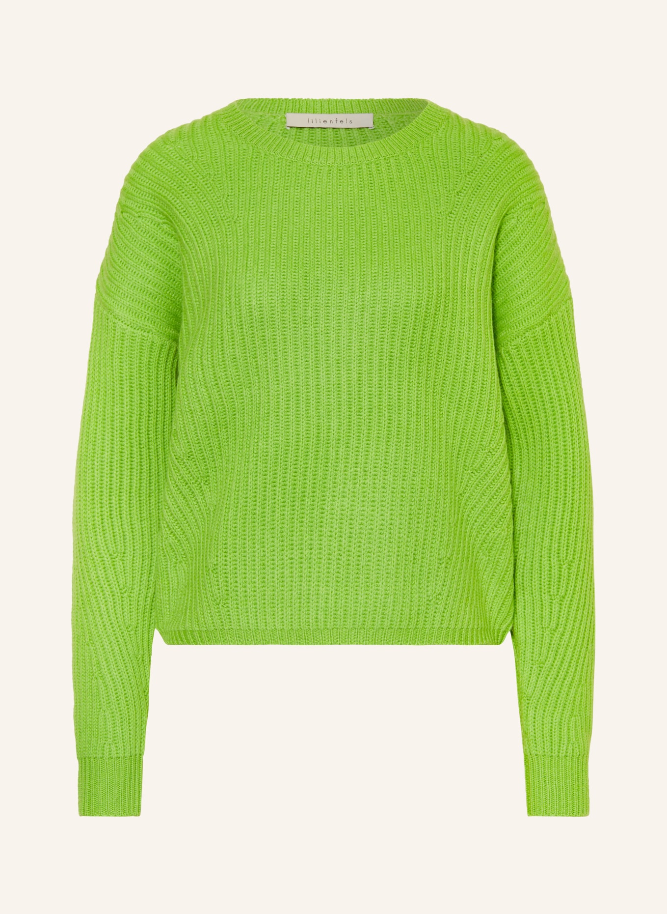 lilienfels Sweater with cashmere, Color: NEON GREEN (Image 1)