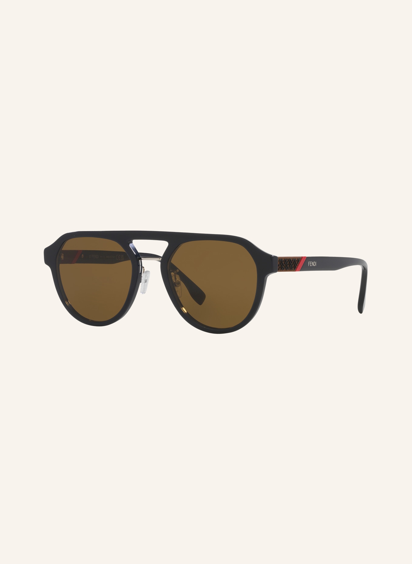 FENDI Sunglasses FN000657, Color: 1100D1 - BLACK/BROWN (Image 1)