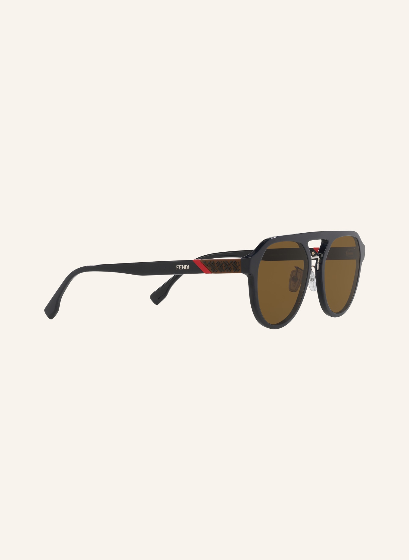 FENDI Sunglasses FN000657, Color: 1100D1 - BLACK/BROWN (Image 3)