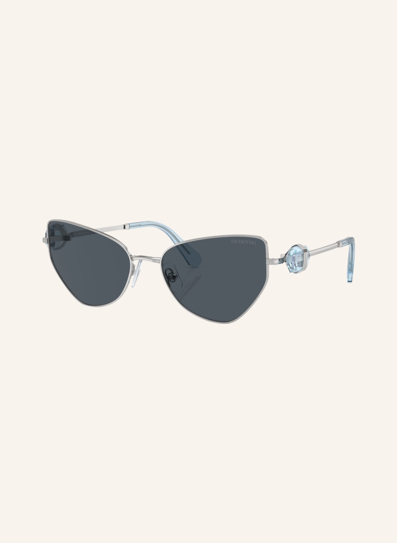 SWAROVSKI Sunglasses SK7003, Color: 400187 - SILVER/ DARK GRAY (Image 1)