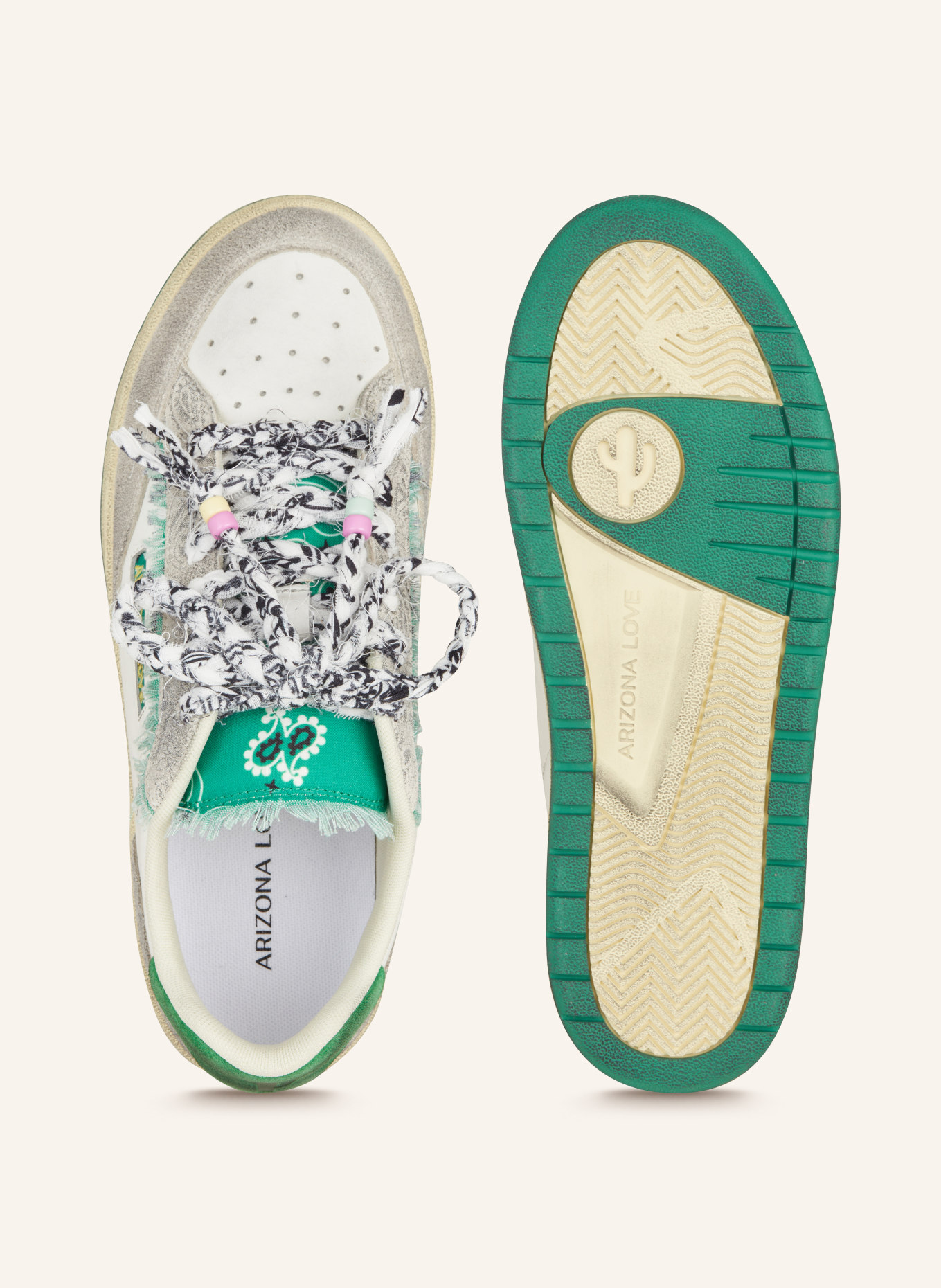 ARIZONA LOVE Sneakers in green white