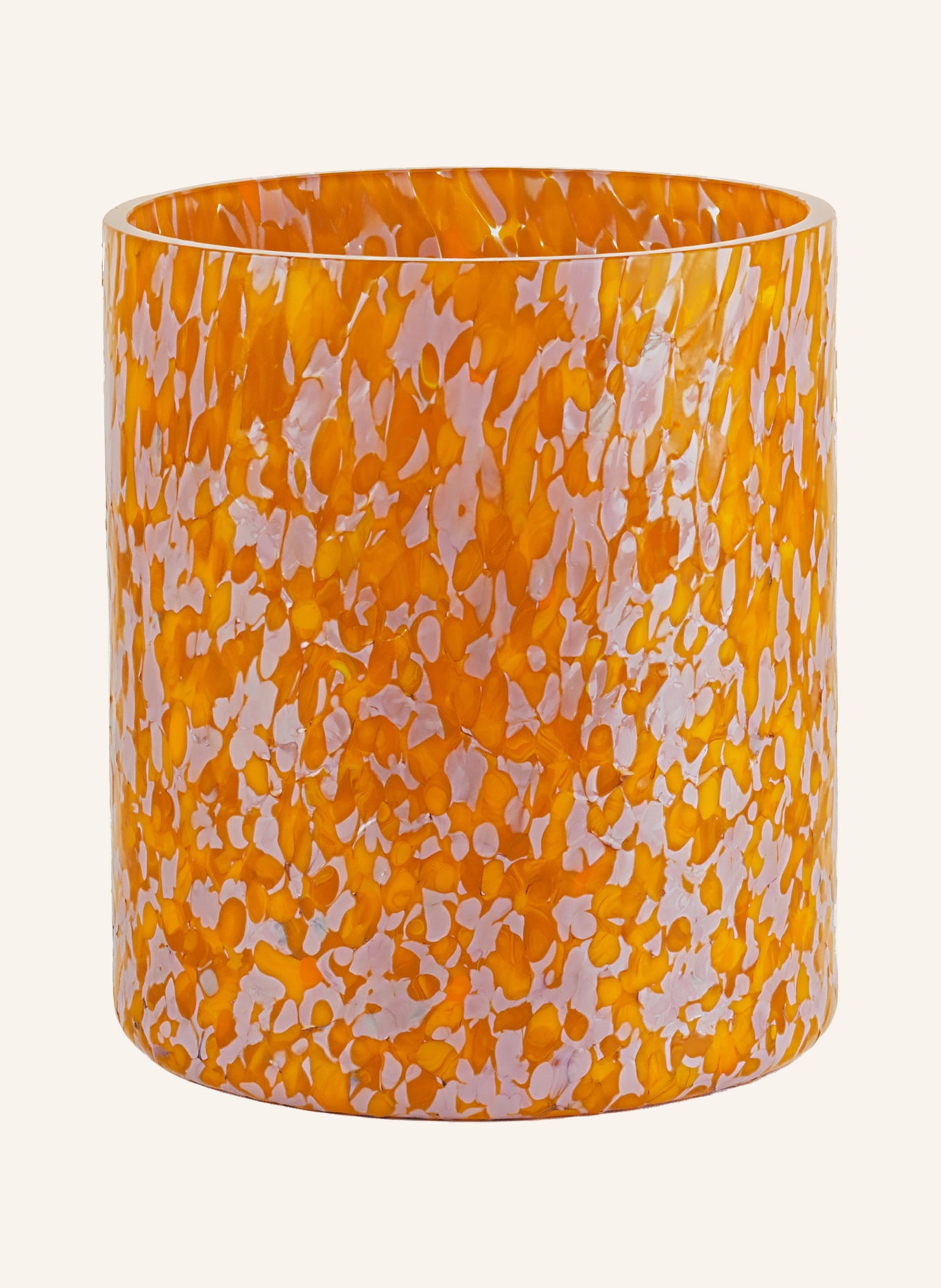 STORIES OF ITALY Vase MACCHIA SU MACCHIA, Color: ORANGE/ LIGHT PURPLE (Image 1)