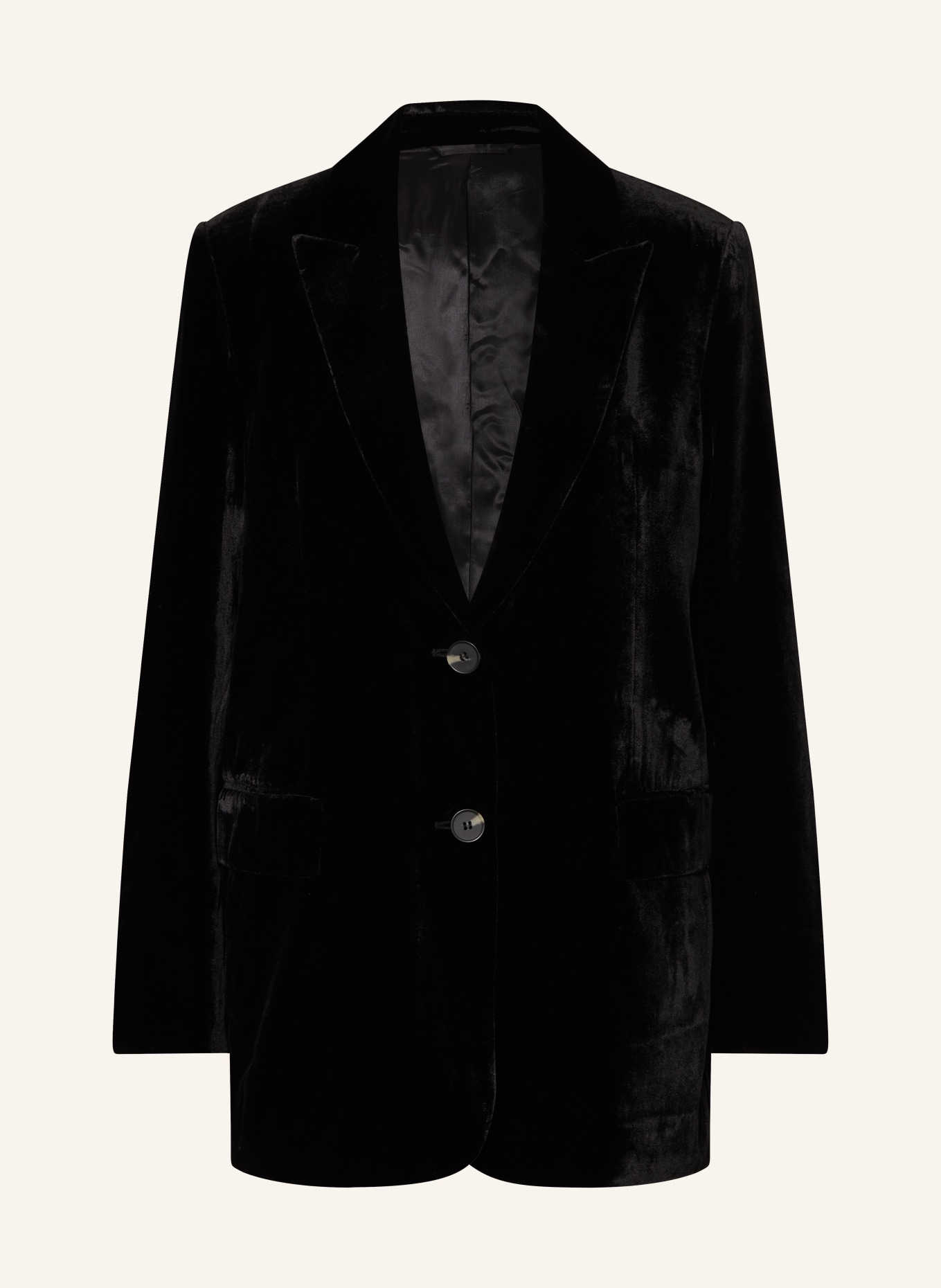 COS Velvet blazer, Color: BLACK (Image 1)