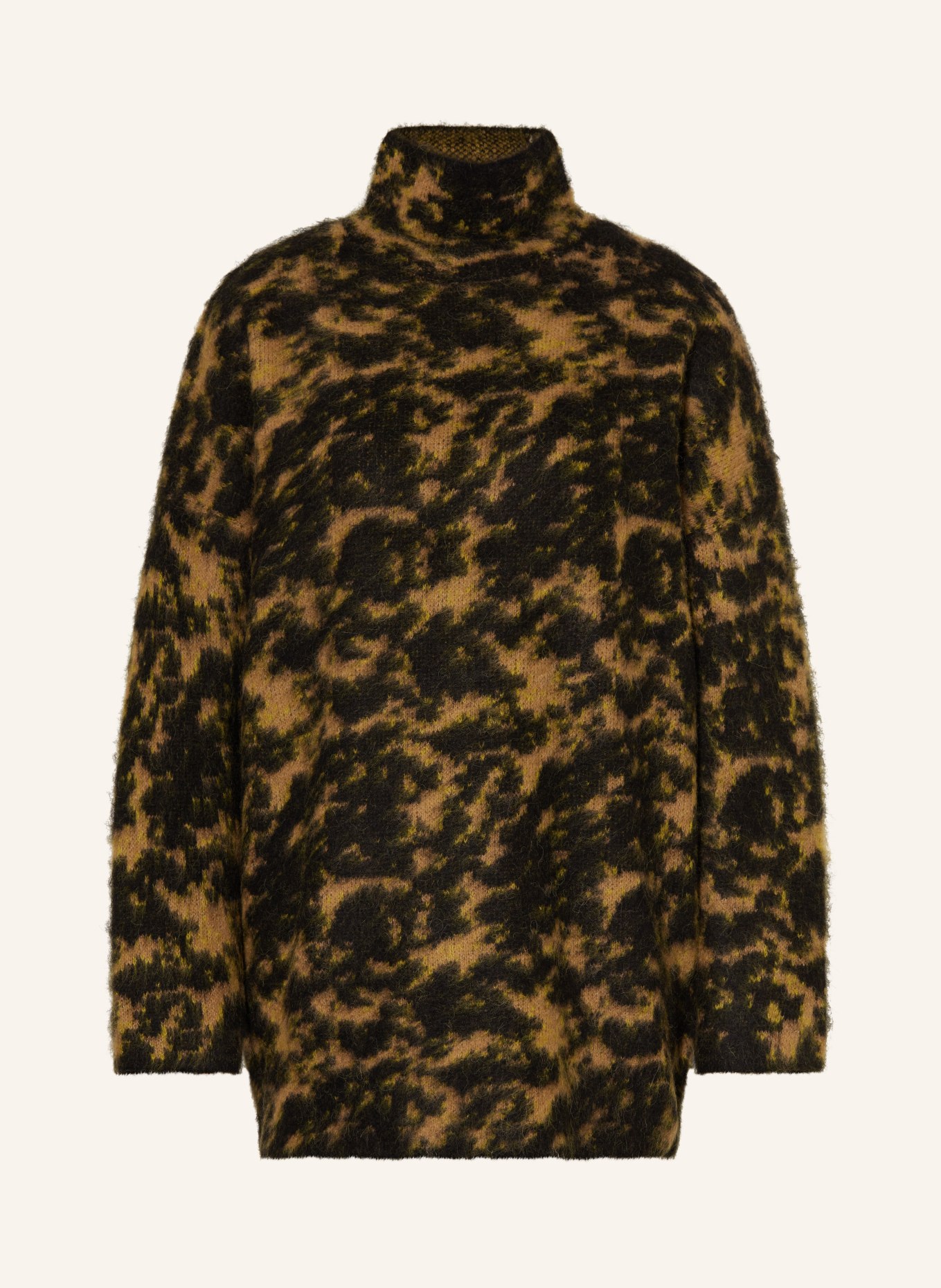 COS Sweater with alpaca, Color: LIGHT ORANGE/ BLACK (Image 1)