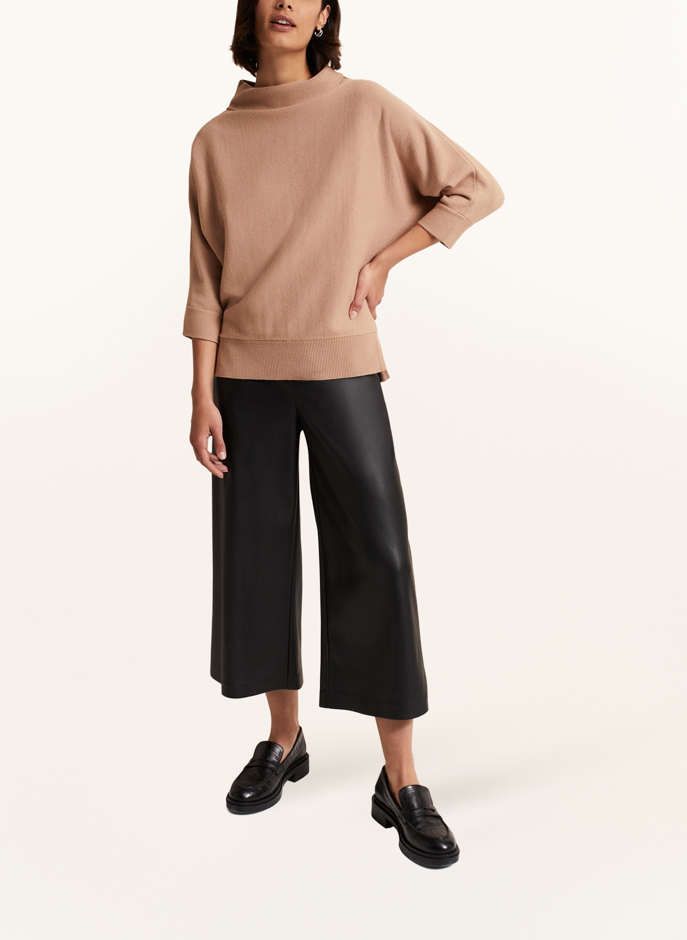 Phase Eight Sweater SALIMA with 3/4 sleeves, Color: CAMEL (Image 2)