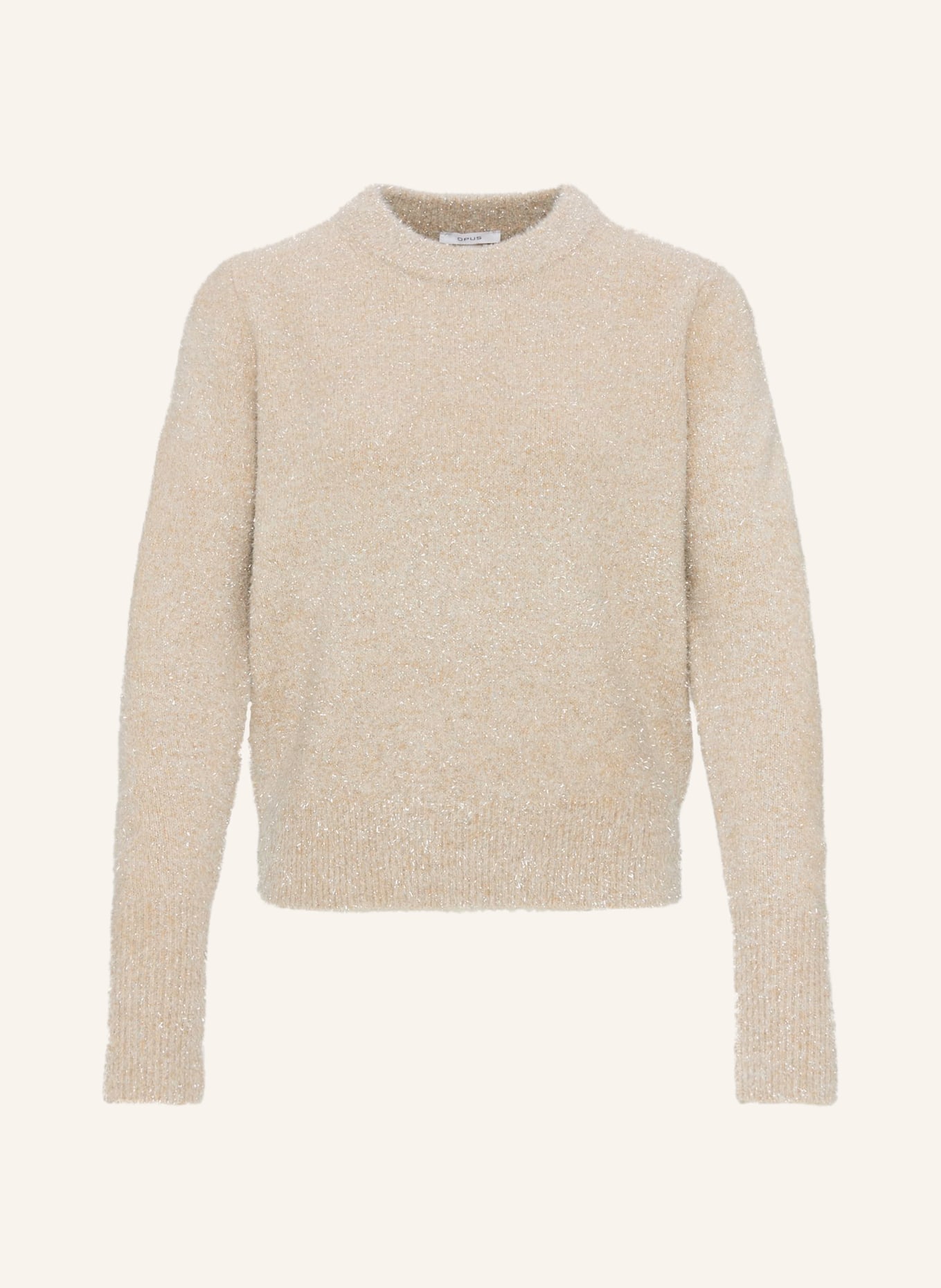 OPUS Sweater PLAMETTA with glitter thread, Color: CREAM/ SILVER (Image 1)
