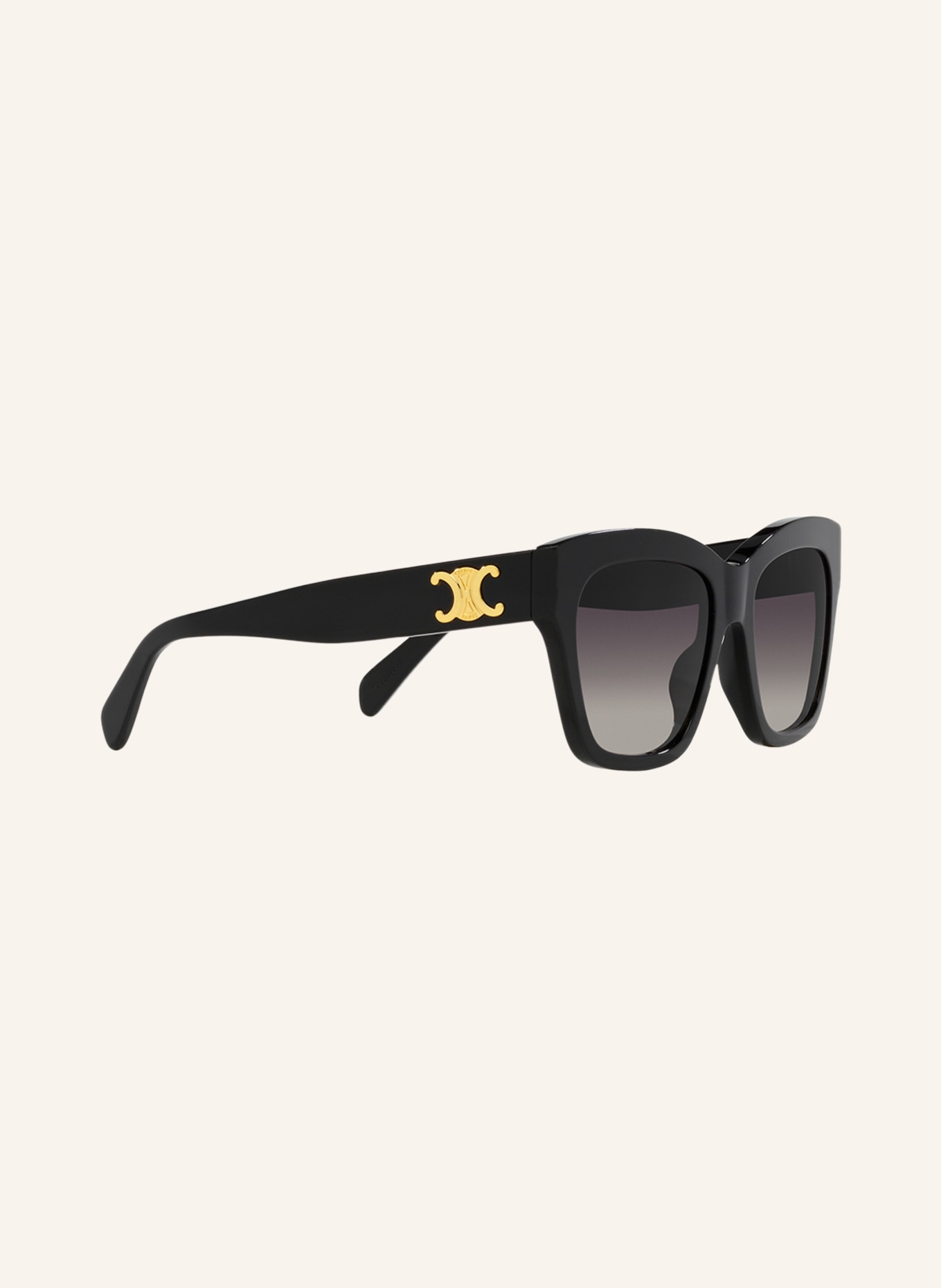 CELINE Sunglasses CL000403 TRIOMPHE, Color: 1100D1 - BLACK/ BROWN (Image 3)