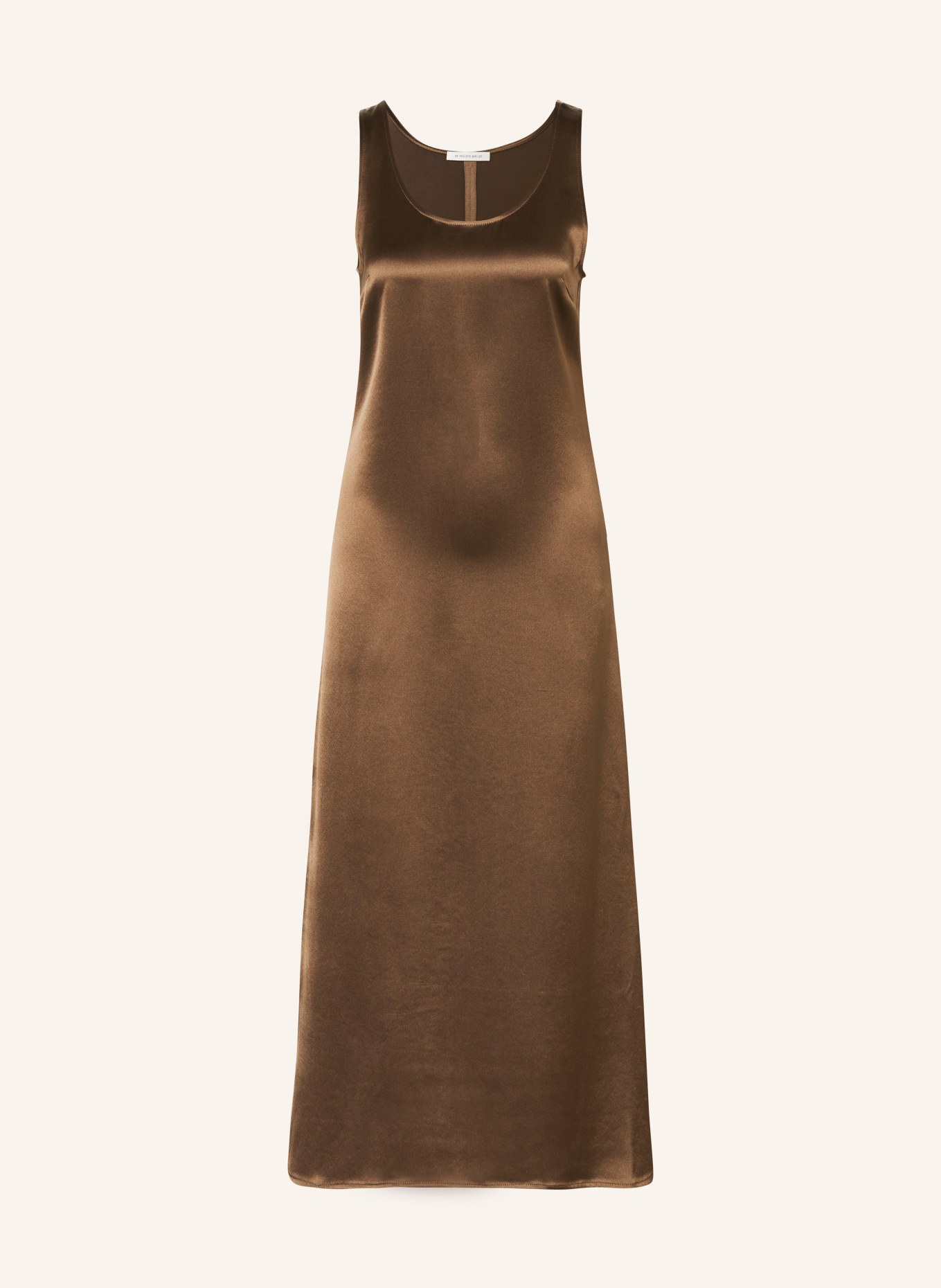 BY MALENE BIRGER Satin dress JERRICA, Color: BROWN (Image 1)