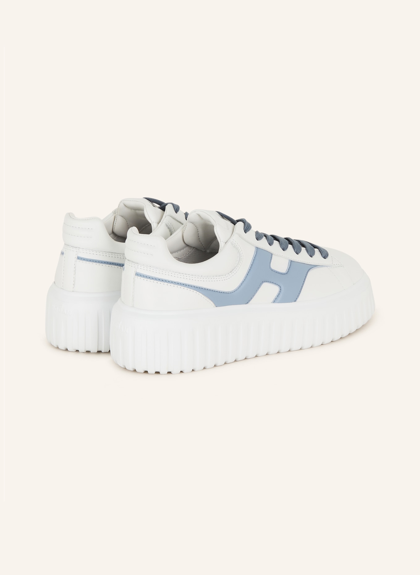 HOGAN Sneakers H-STRIPES, Color: WHITE/ BLUE GRAY (Image 2)