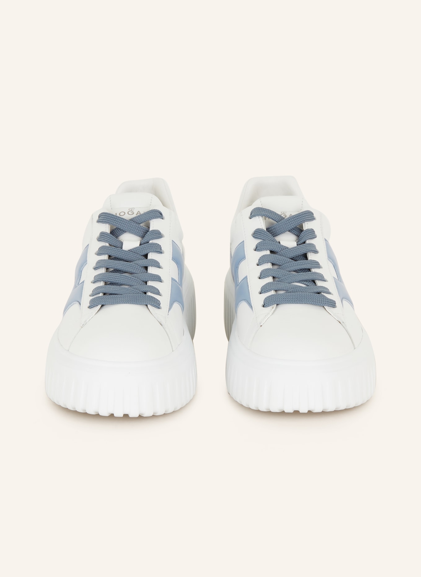 HOGAN Sneakers H-STRIPES, Color: WHITE/ BLUE GRAY (Image 3)