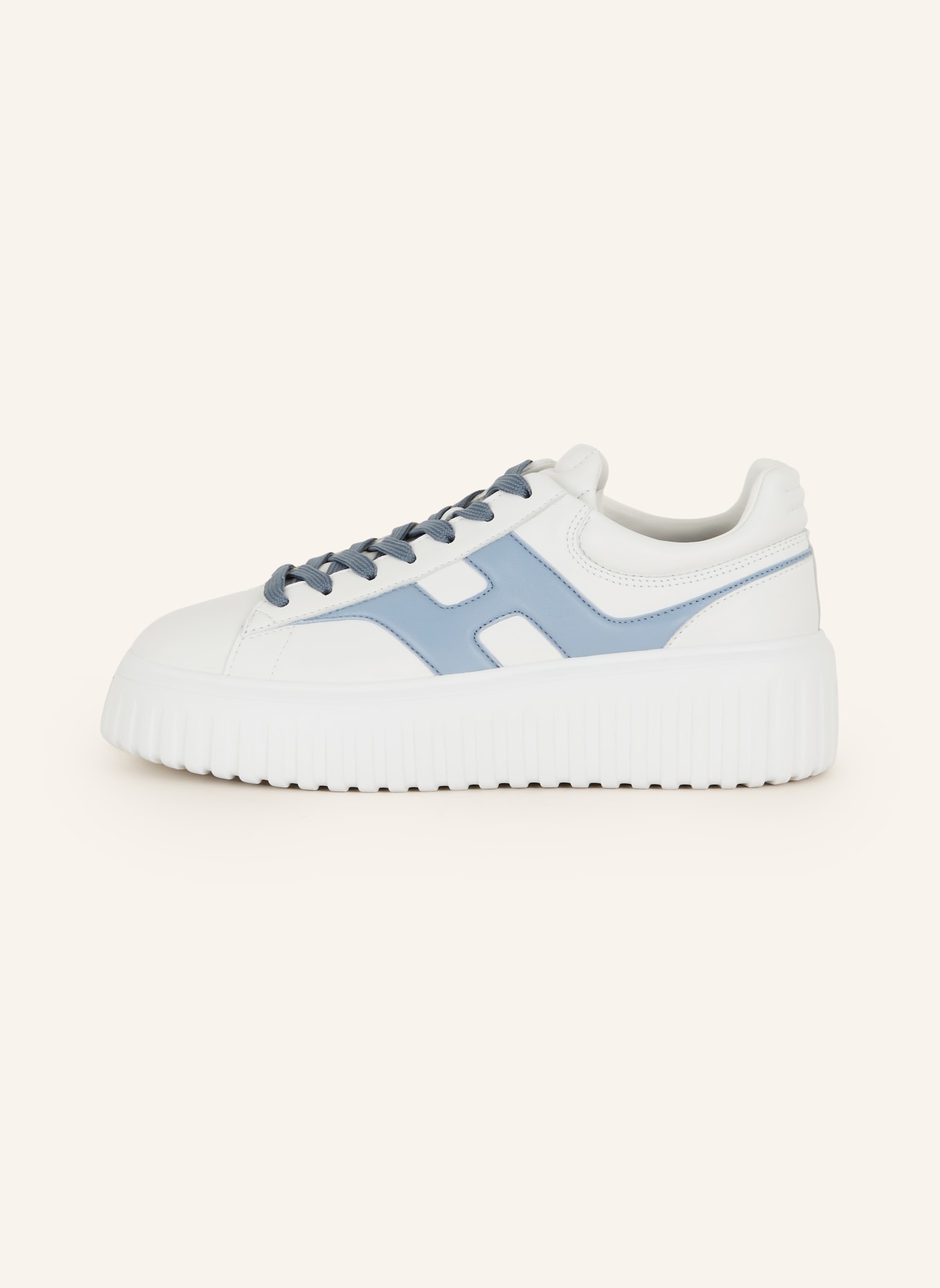 HOGAN Sneakers H-STRIPES, Color: WHITE/ BLUE GRAY (Image 4)