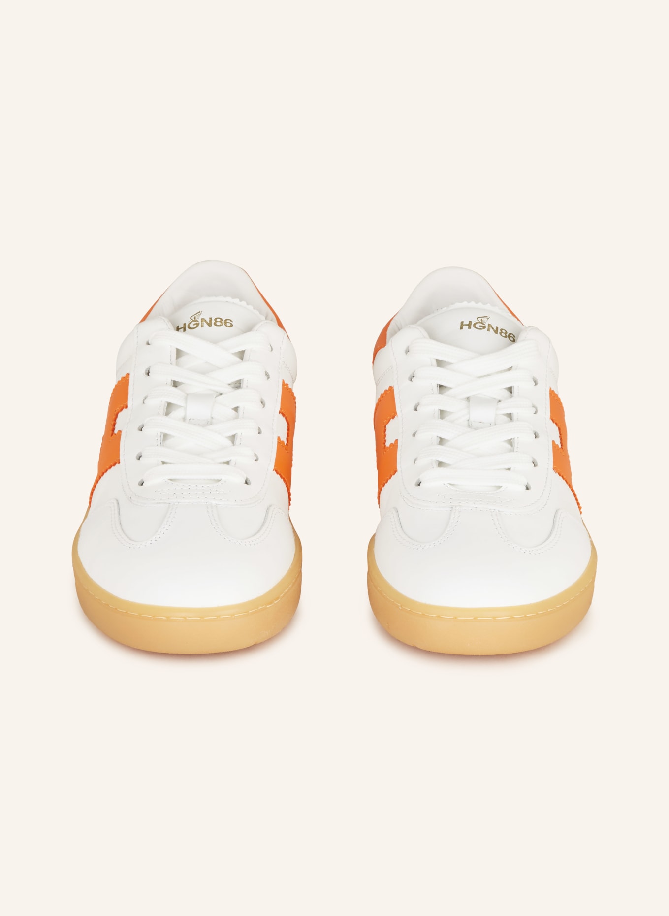 HOGAN Sneaker COOL, Farbe: WEISS/ ORANGE (Bild 3)