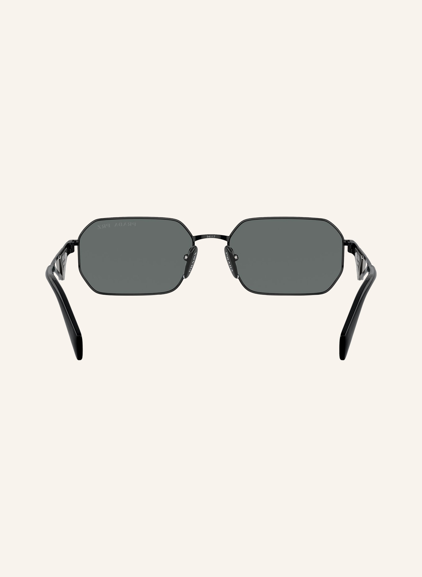 PRADA Sunglasses PR A51S, Color: 1AB5Z1 - BLACK/BLACK POLARIZED (Image 3)