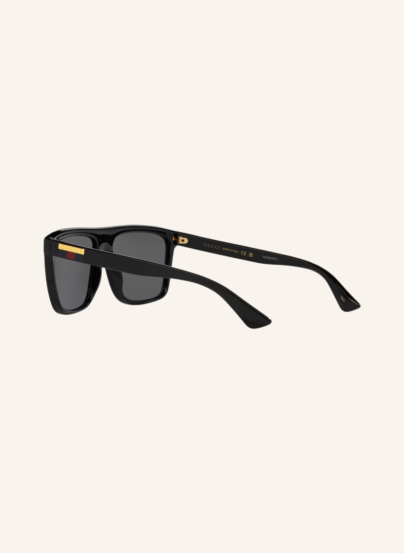 GUCCI Sunglasses GC001850, Color: 1100L1 - BLACK/ GRAY (Image 4)