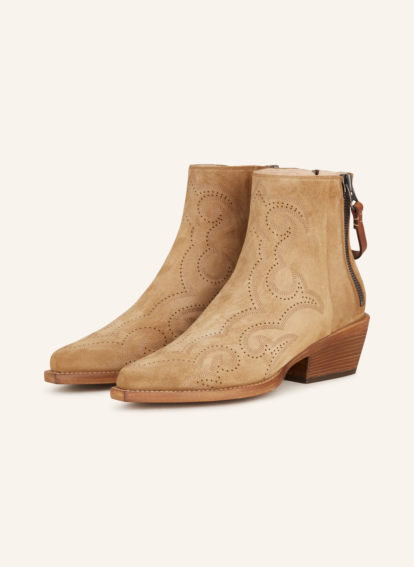 FREE LANCE Cowboy Boots CALAMITY 4, Color: LIGHT BROWN (Image 1)