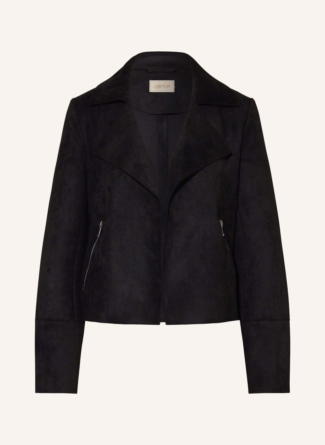 CARTOON Jacket in leather look, Color: BLACK (Image 1)