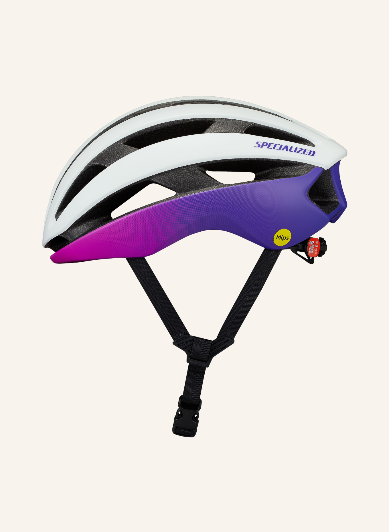 SPECIALIZED Cycling helmet AIRNET MIPS, Color: WHITE/ PURPLE (Image 1)