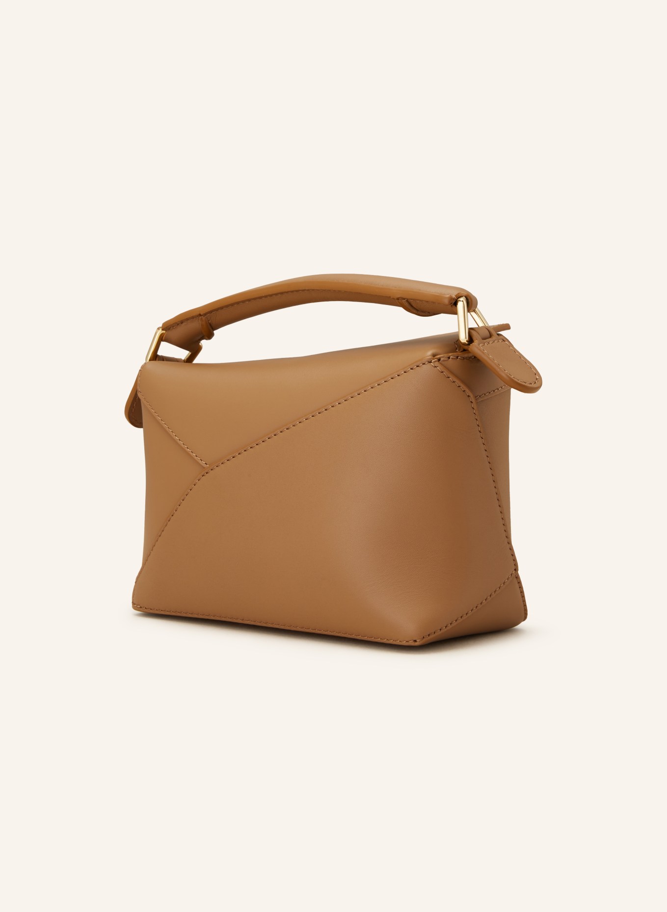 LOEWE Handbag PUZZLE EDGE MINI, Color: LIGHT BROWN (Image 2)