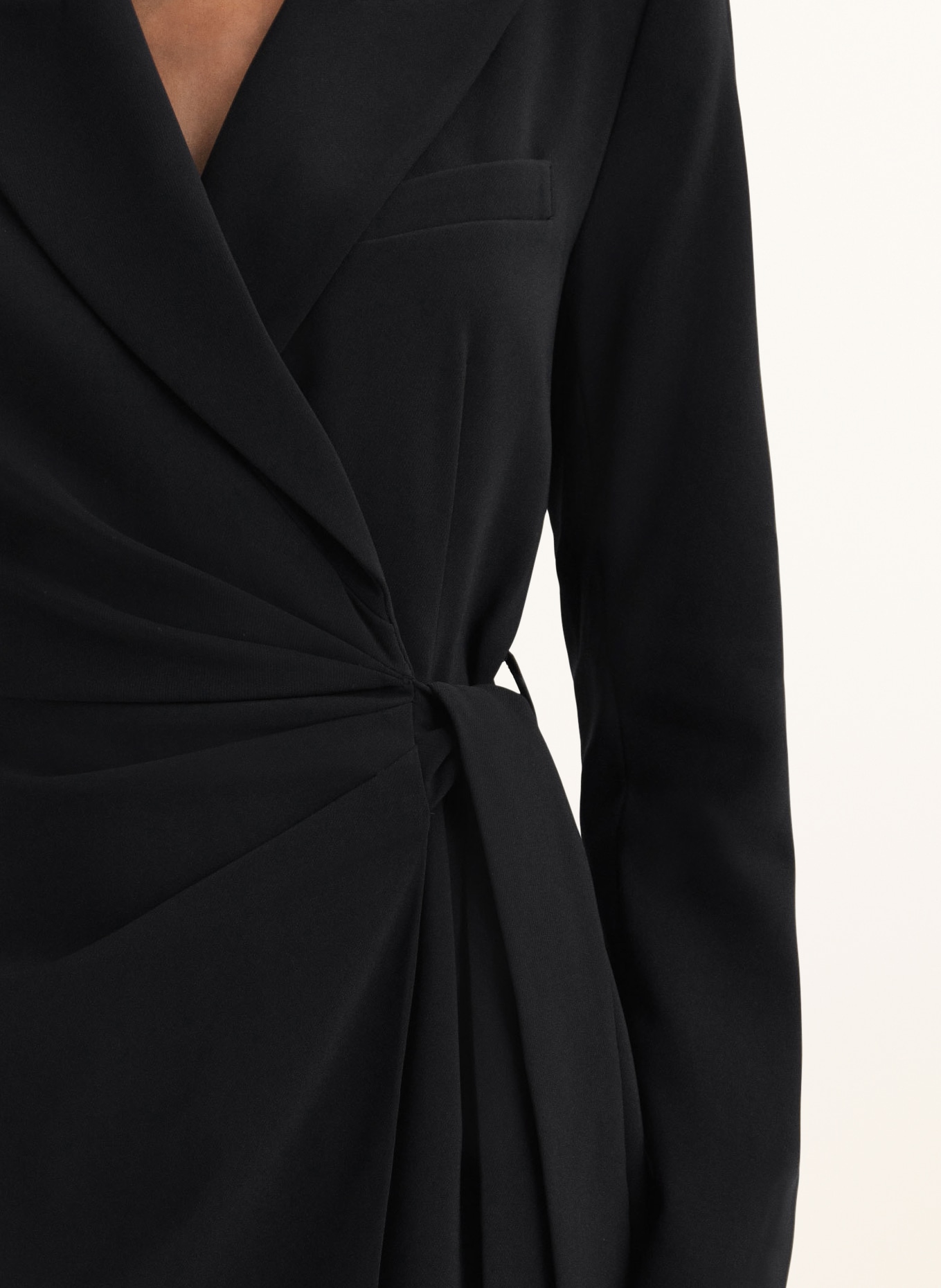 REISS Wrap dress PEYTON, Color: BLACK (Image 4)