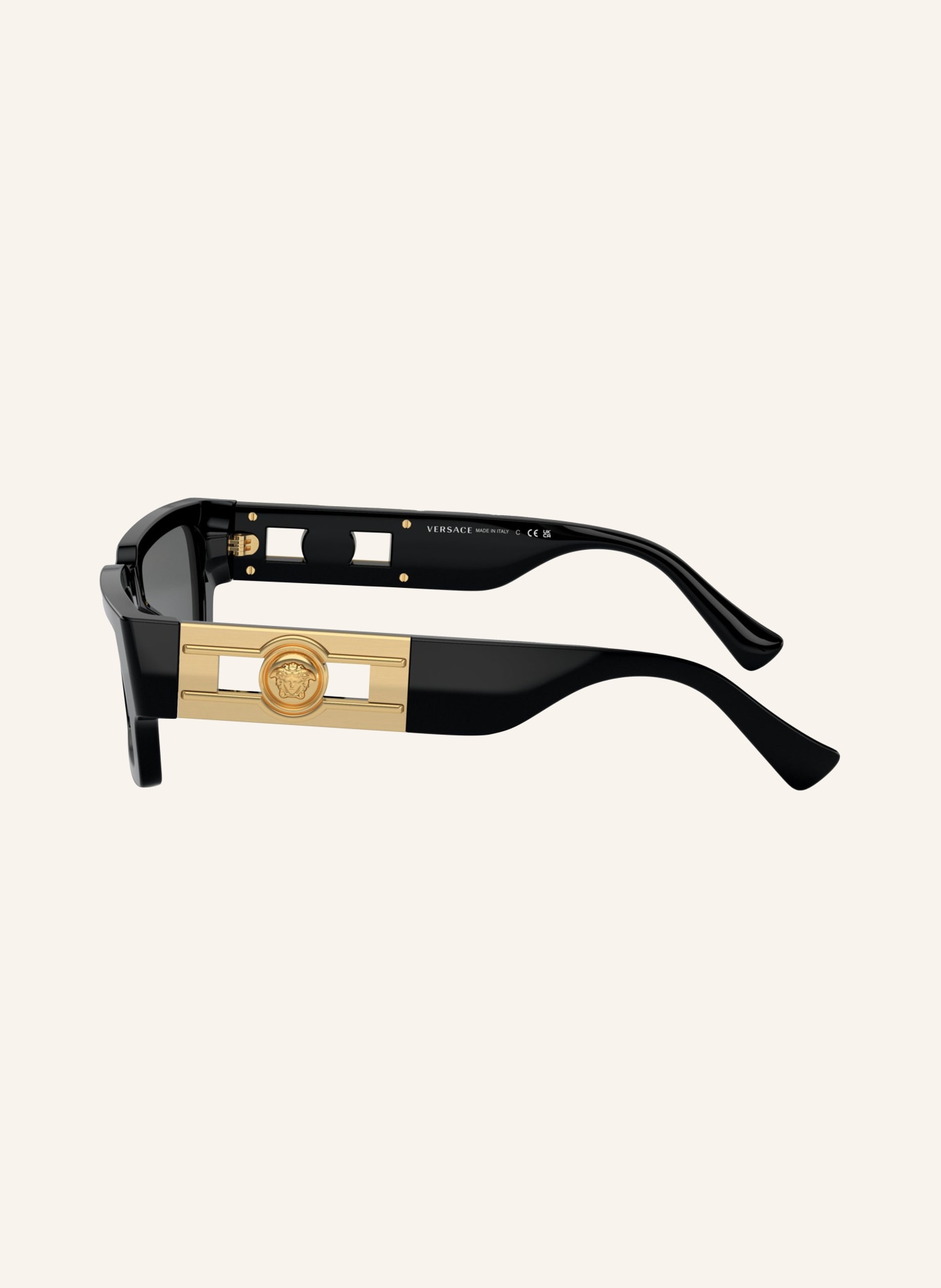 VERSACE Sunglasses VE4459, Color: GB1/87 BLACK/DARK GRAY (Image 4)