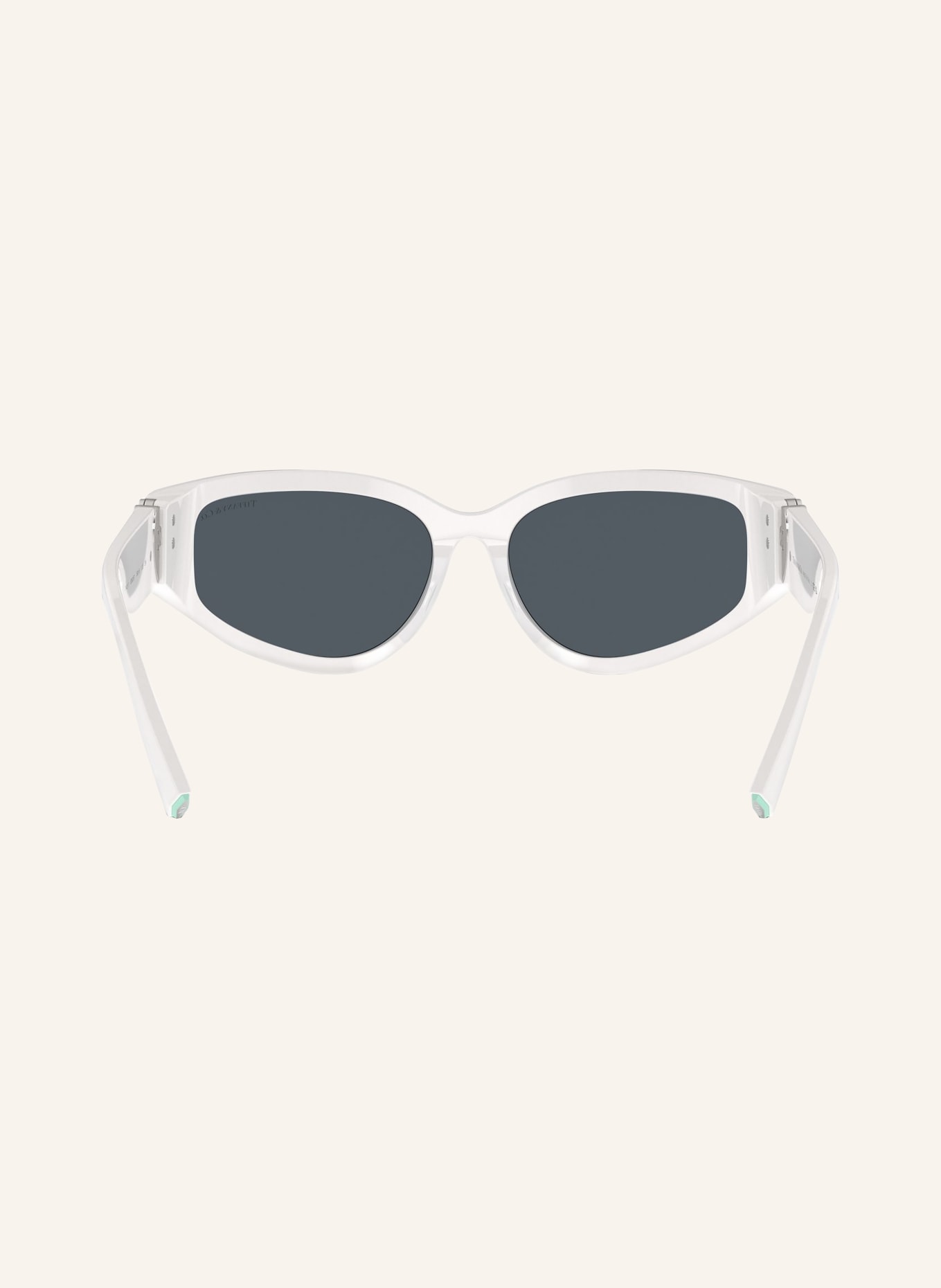 TIFFANY & Co. Sunglasses TF4217, Color: 839287 - WHITE/ DARK GRAY (Image 3)