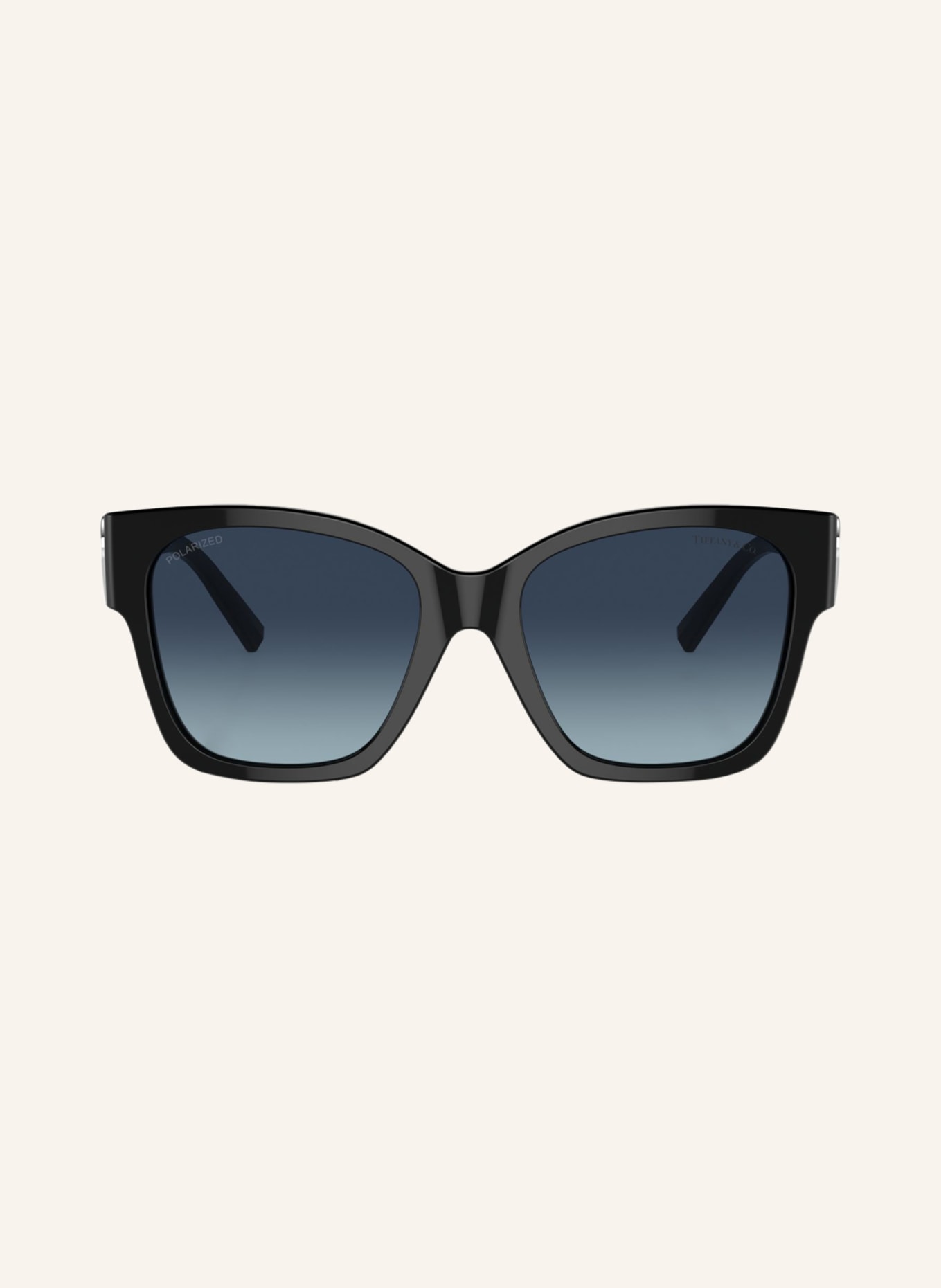 TIFFANY & Co. Sunglasses TF4216, Color: 83944U - BLACK/ DARK BLUE POLARIZED (Image 2)