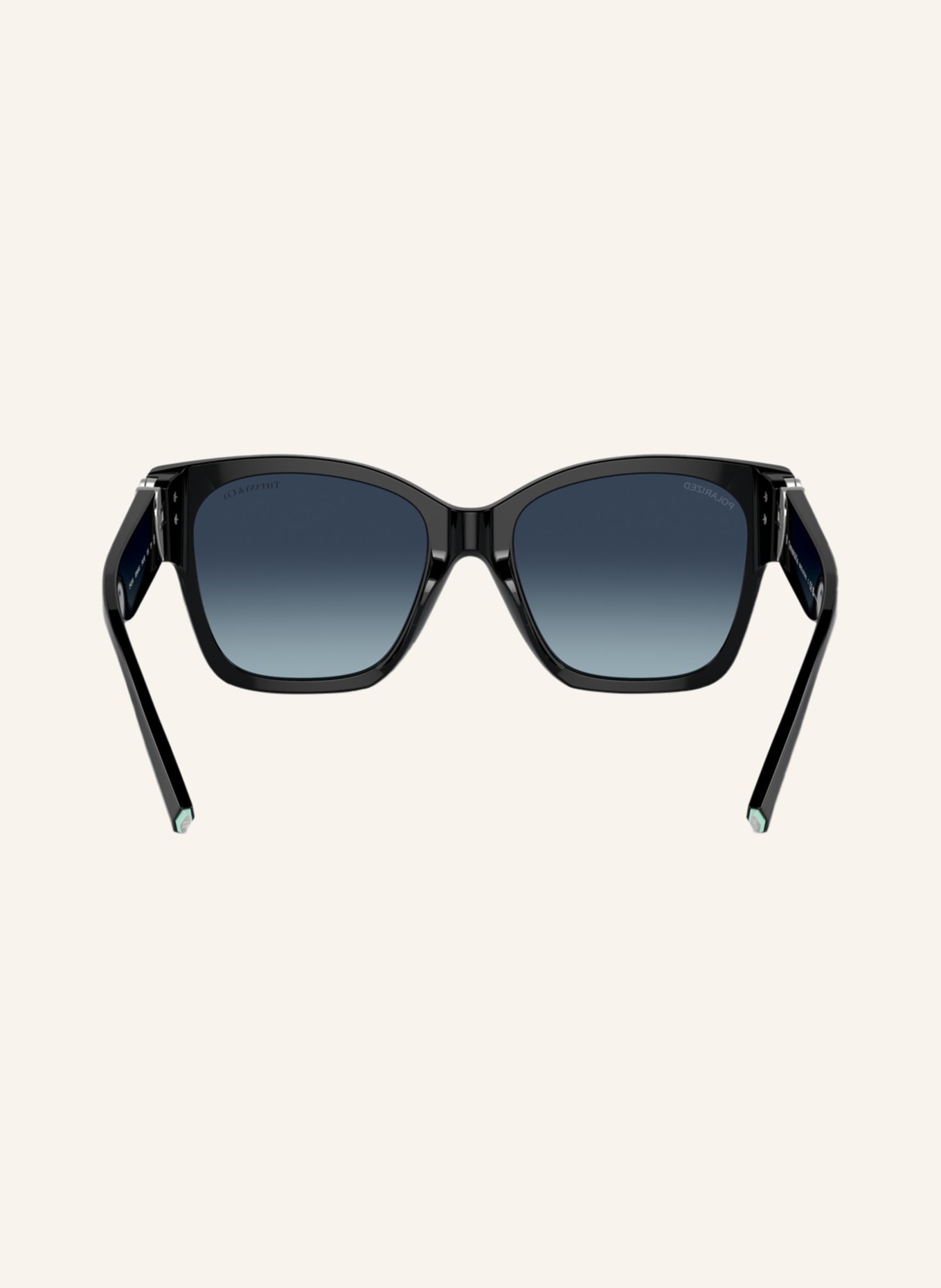 TIFFANY & Co. Sunglasses TF4216, Color: 83944U - BLACK/ DARK BLUE POLARIZED (Image 3)