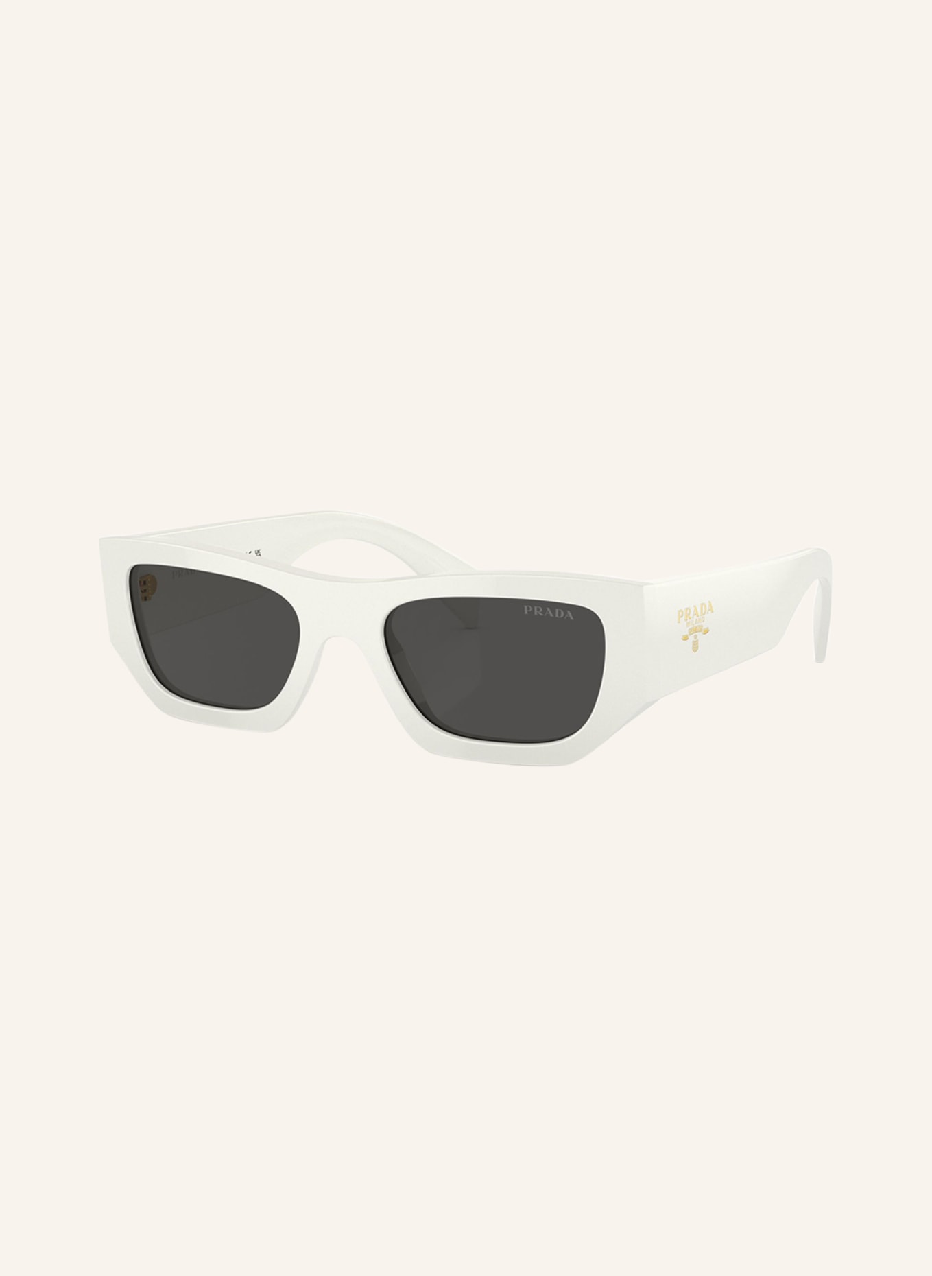 PRADA Sunglasses PR A01S, Color: 17K08Z - WHITE/ DARK GRAY (Image 1)