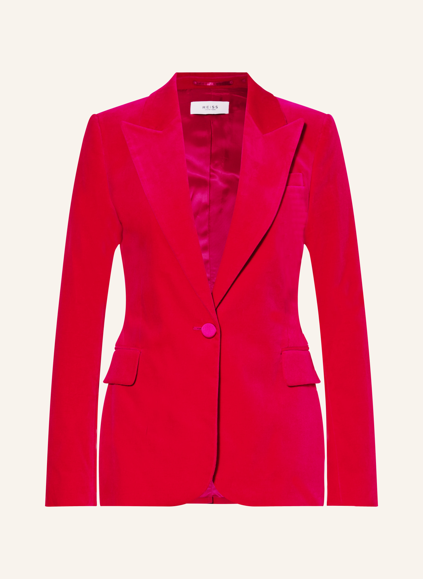 Hot pink on sale velvet blazer