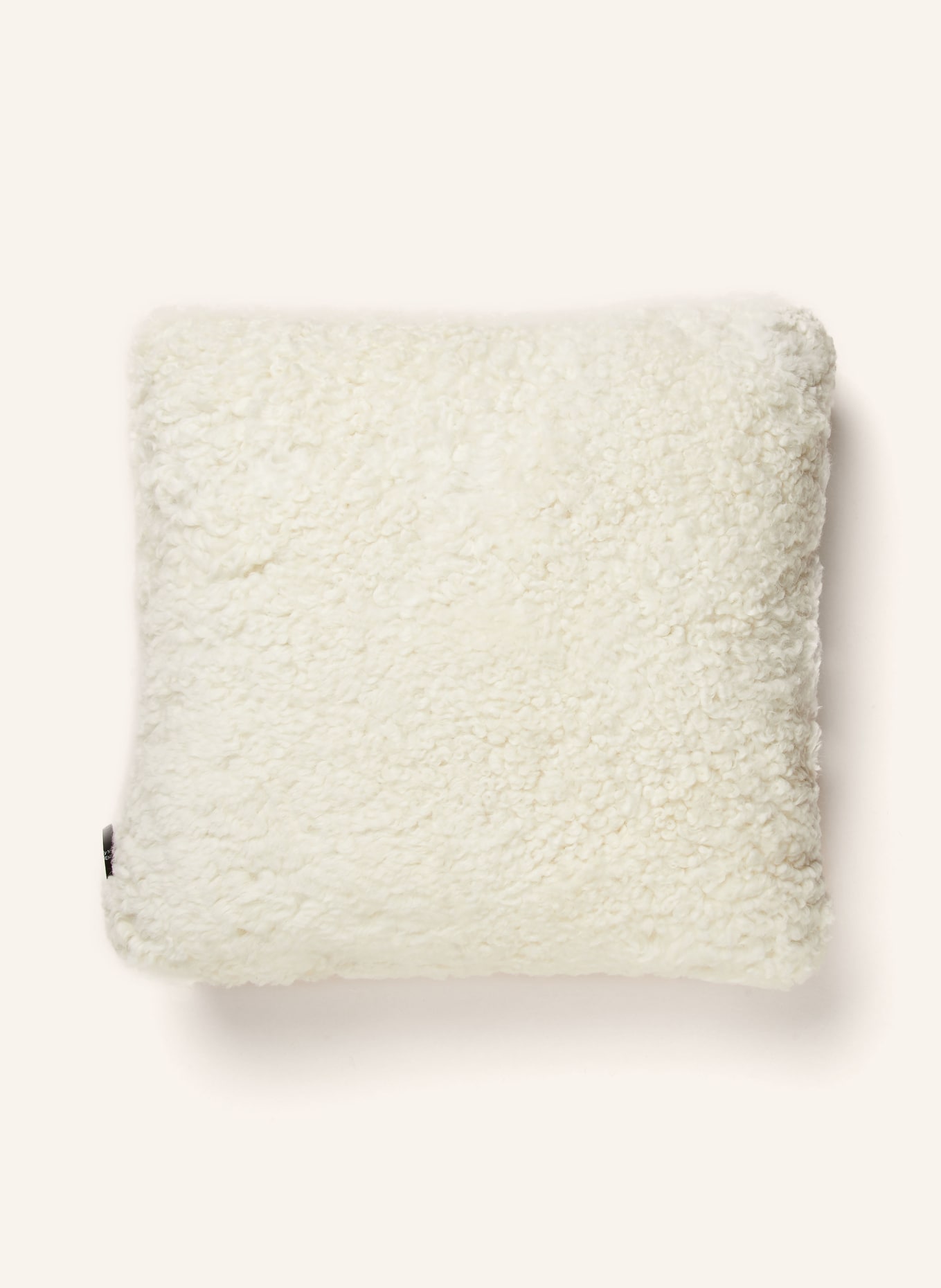 Natures Collection Decorative cushion made of lambskin, Color: ECRU (Image 2)