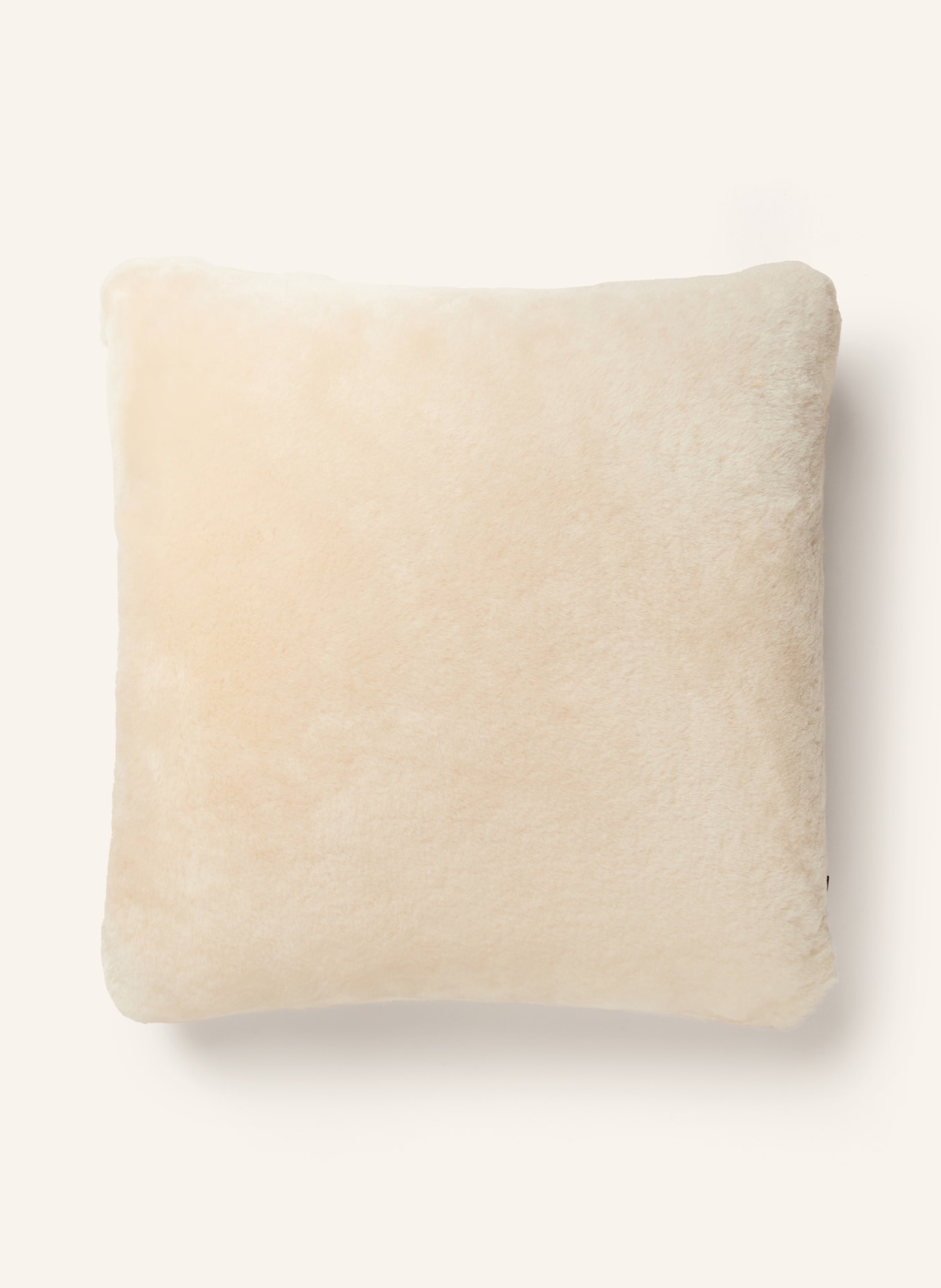 Natures Collection Decorative cushion made of lambskin, Color: CREAM (Image 2)